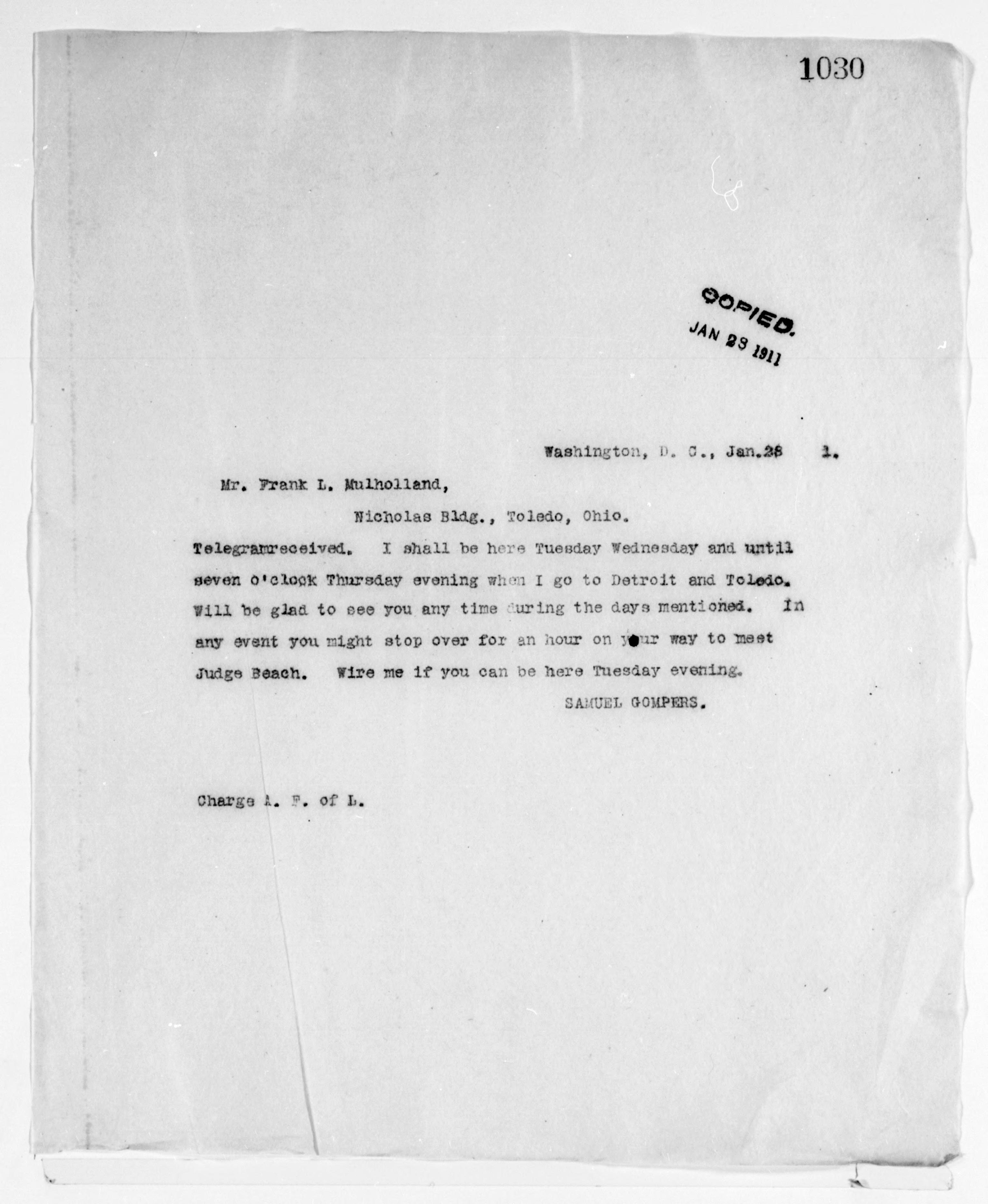 Scanned image of the current content page