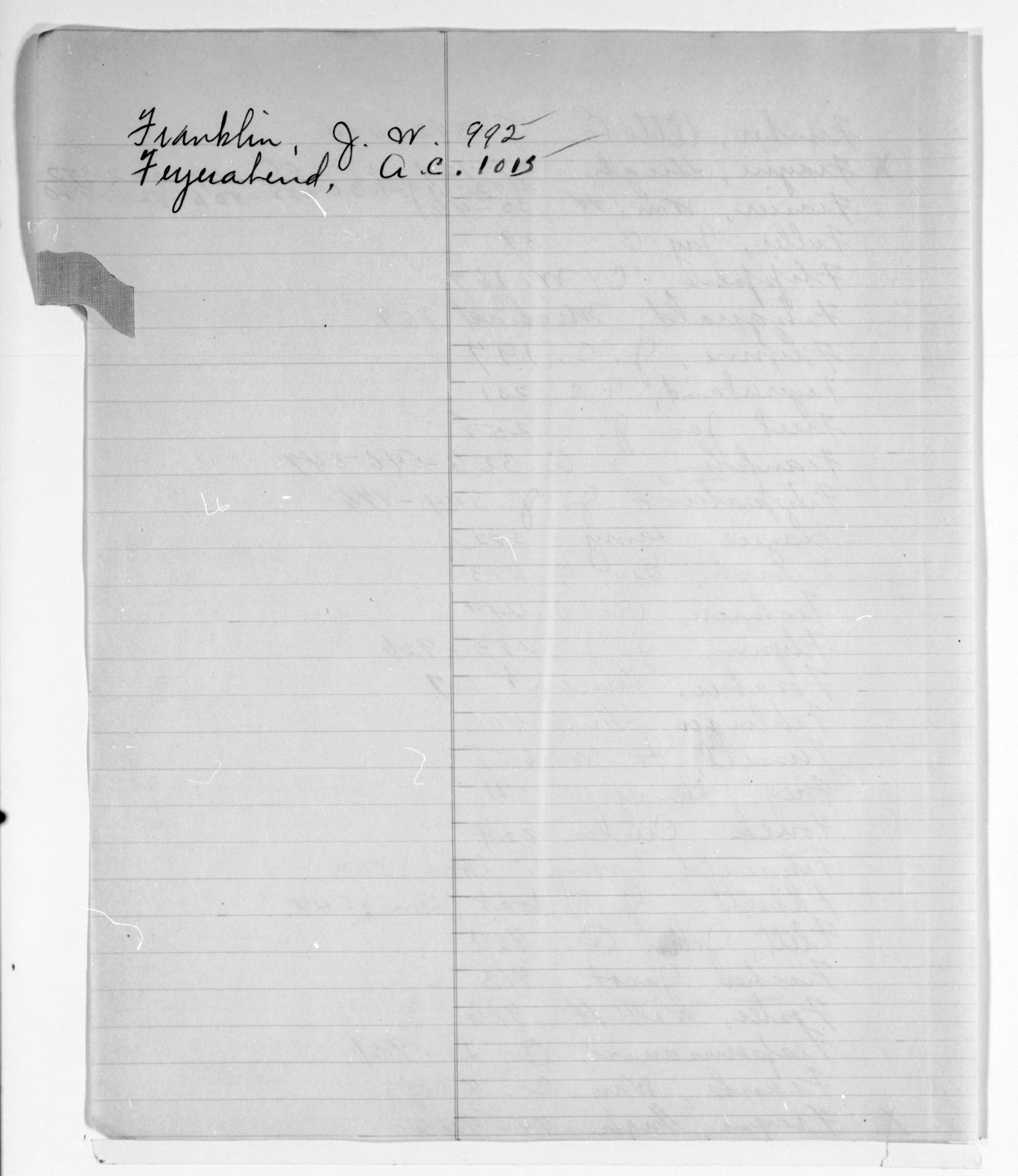 Scanned image of the current content page