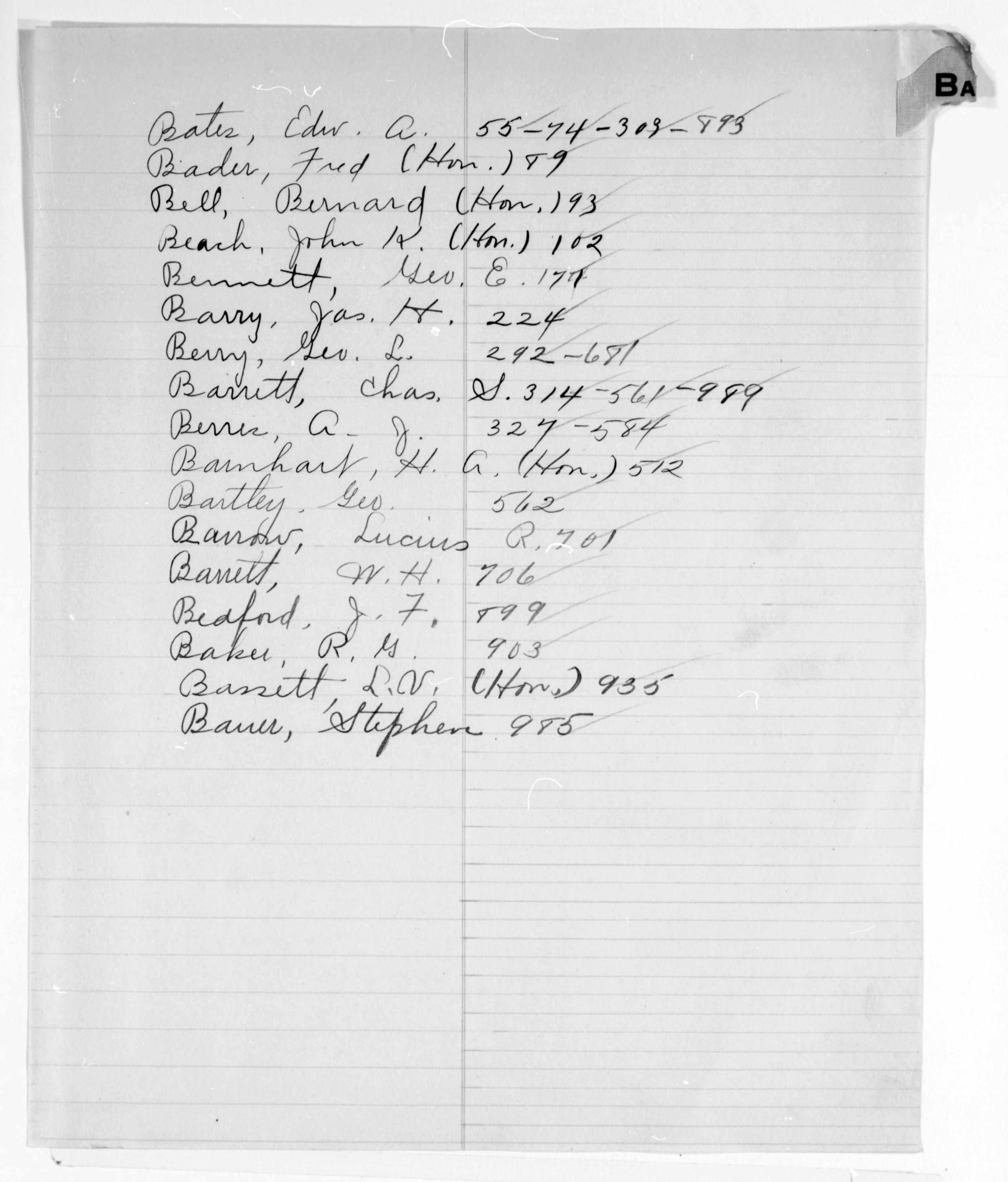 Scanned image of the current content page
