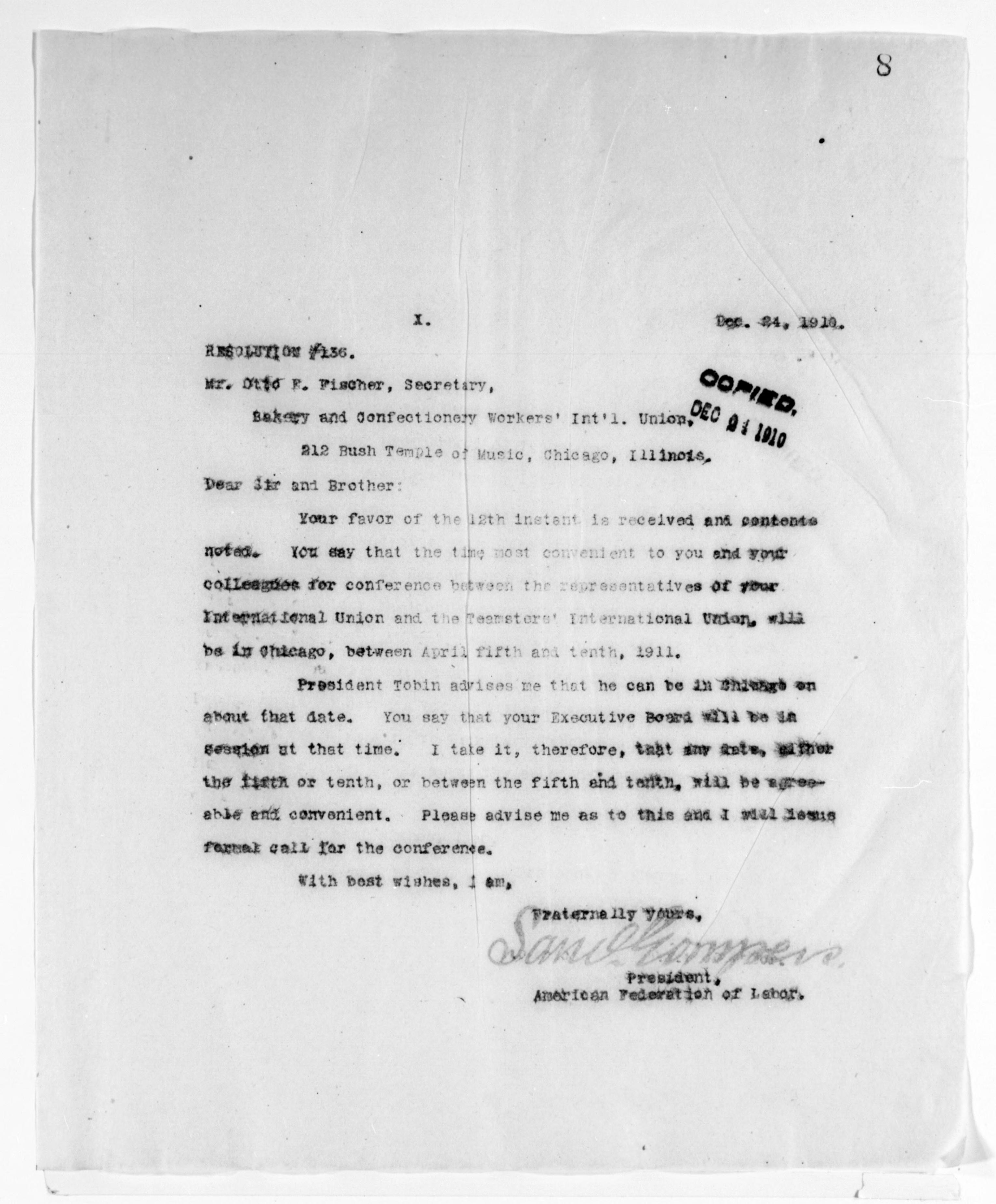 Scanned image of the current content page