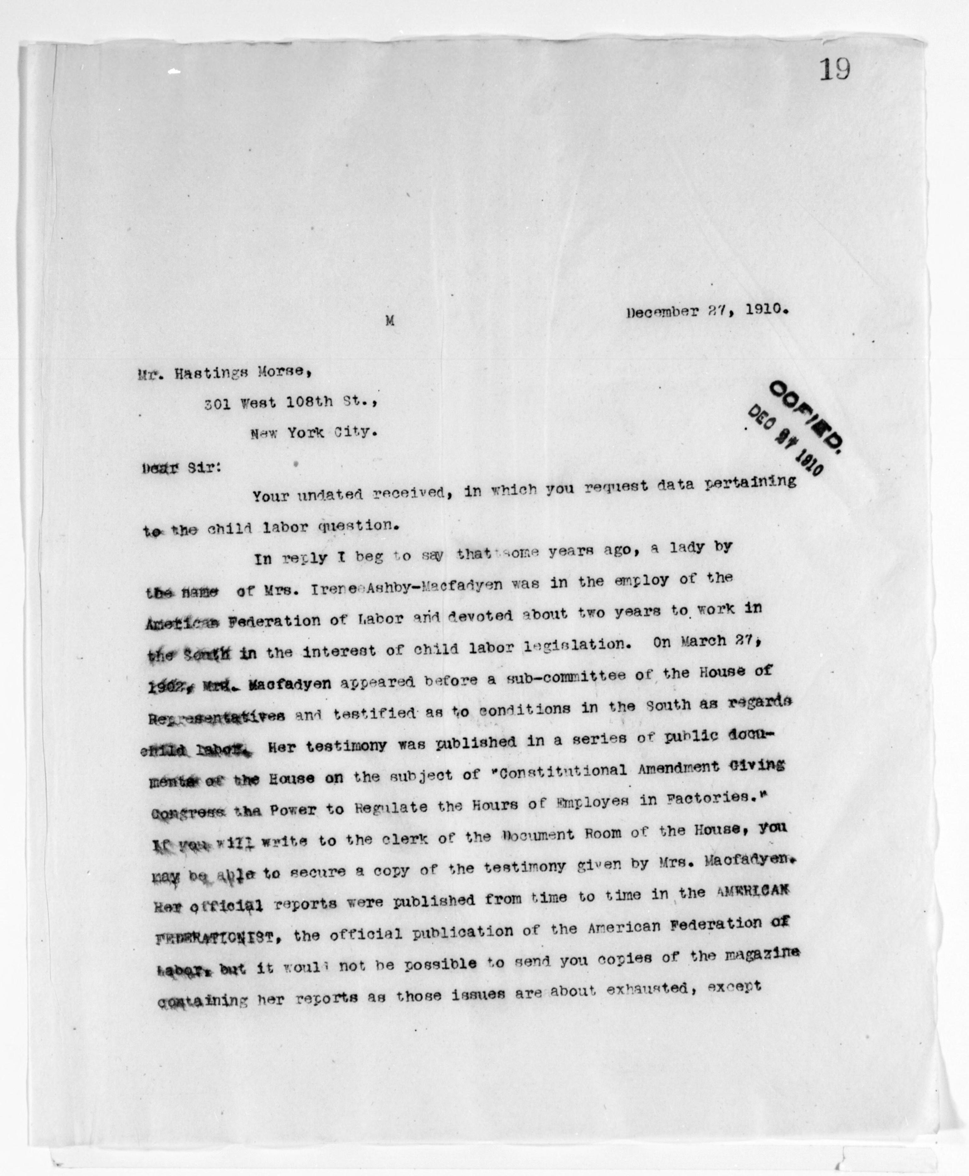 Scanned image of the current content page