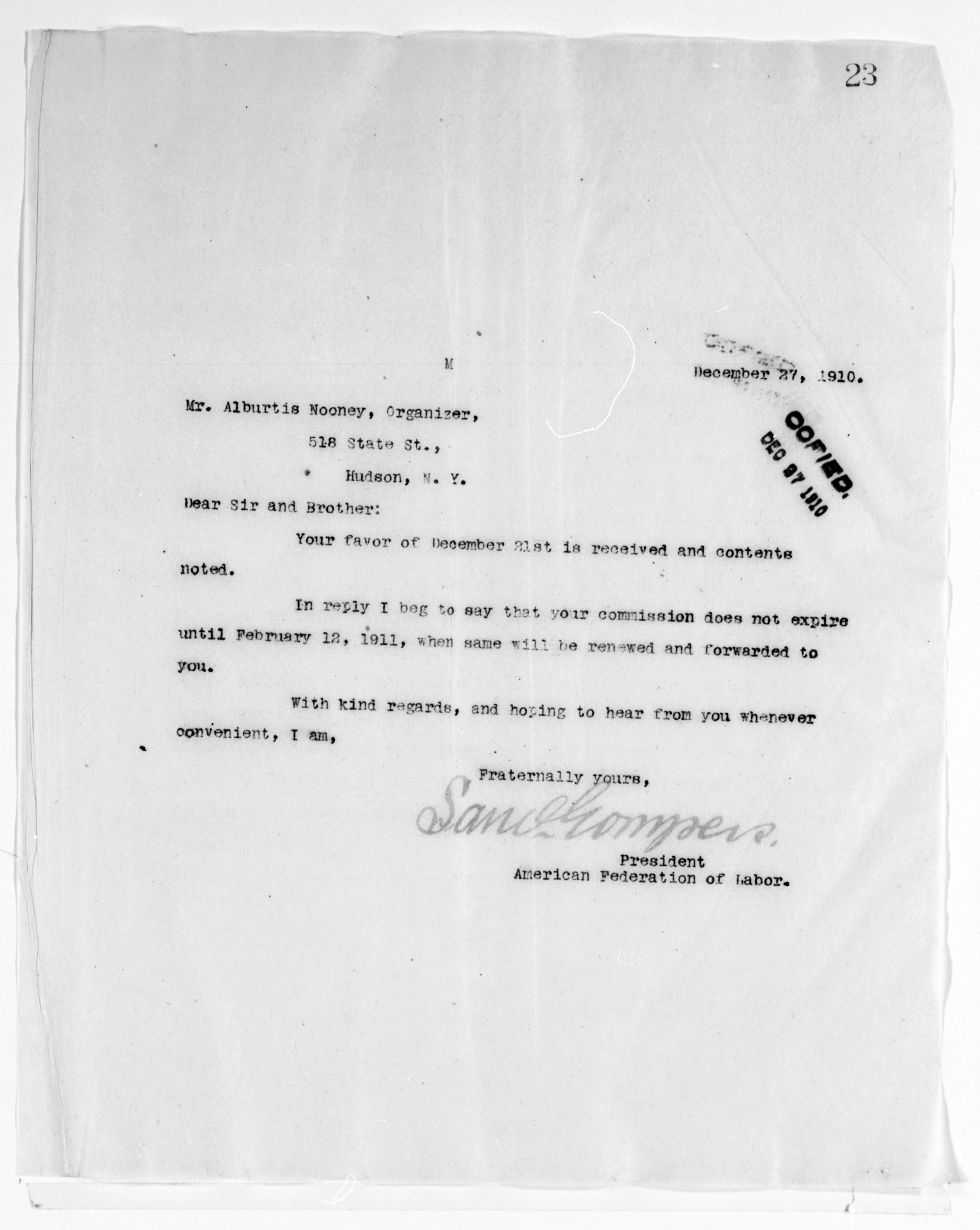 Scanned image of the current content page