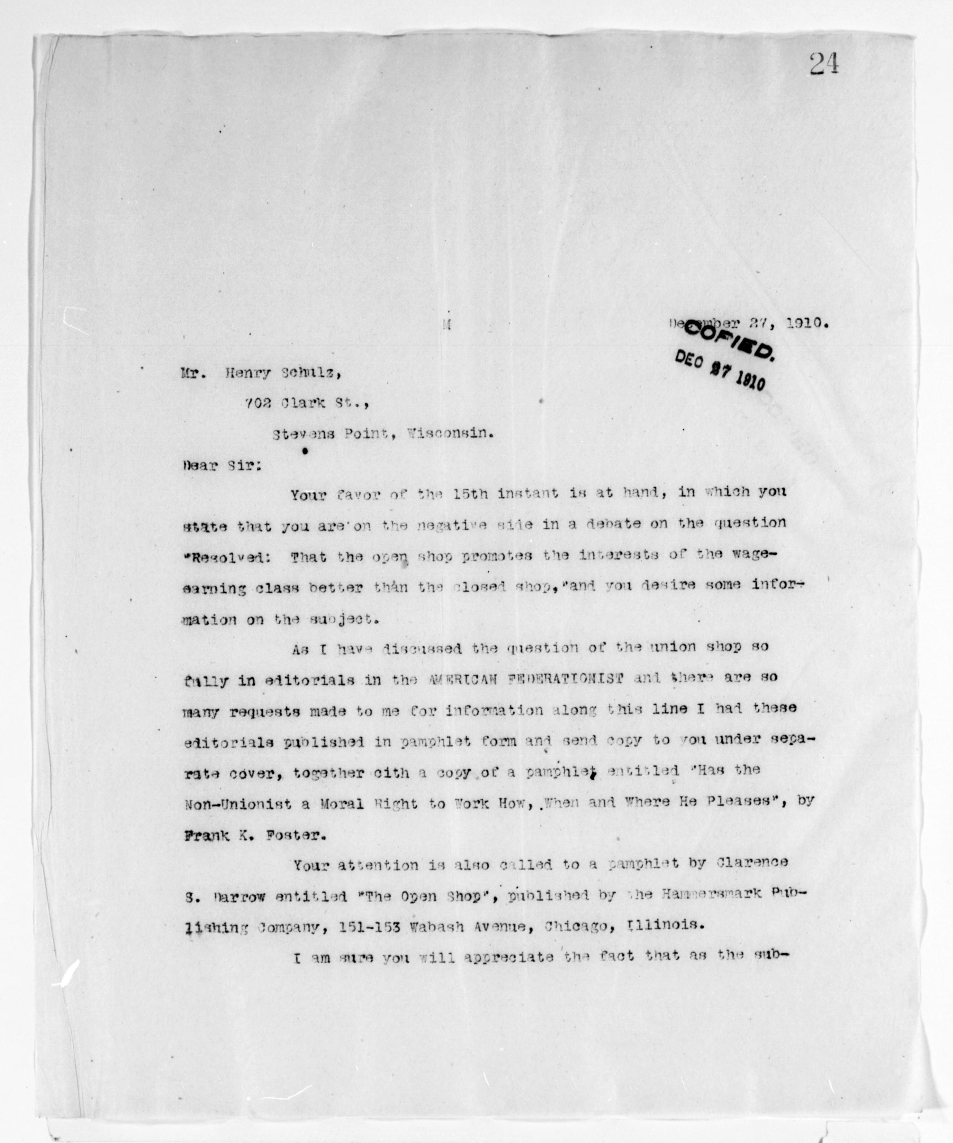 Scanned image of the current content page