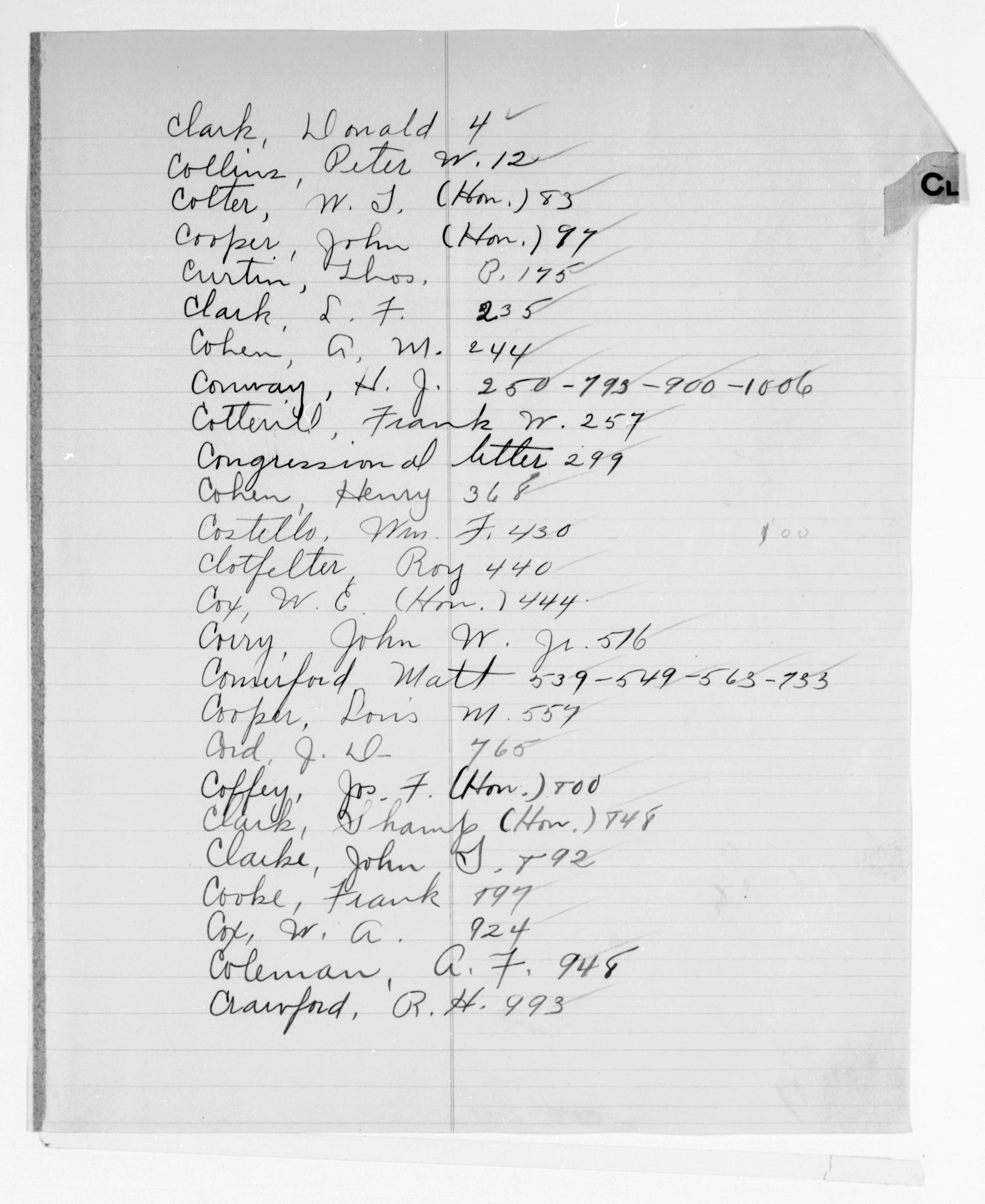 Scanned image of the current content page