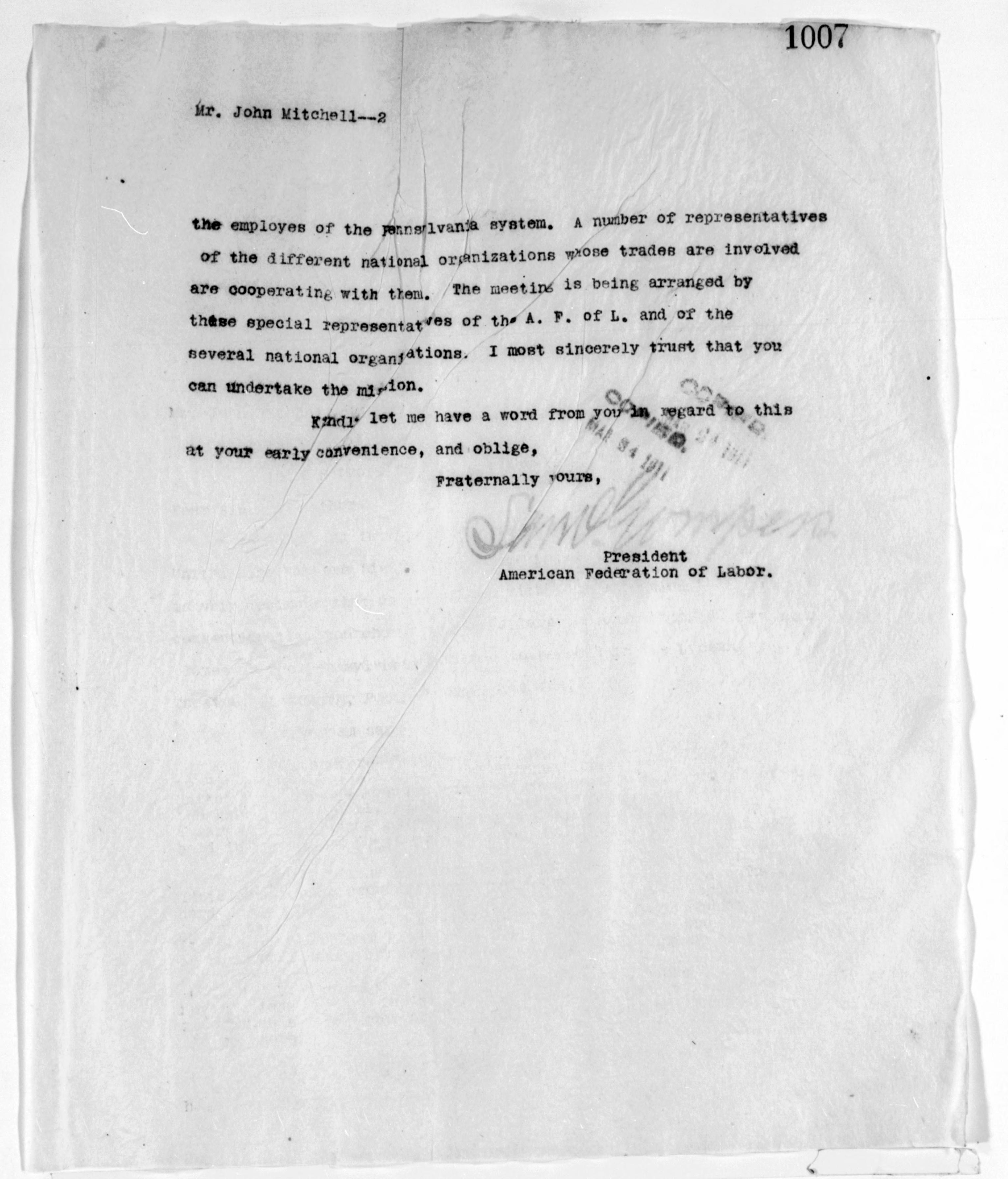 Scanned image of the current content page