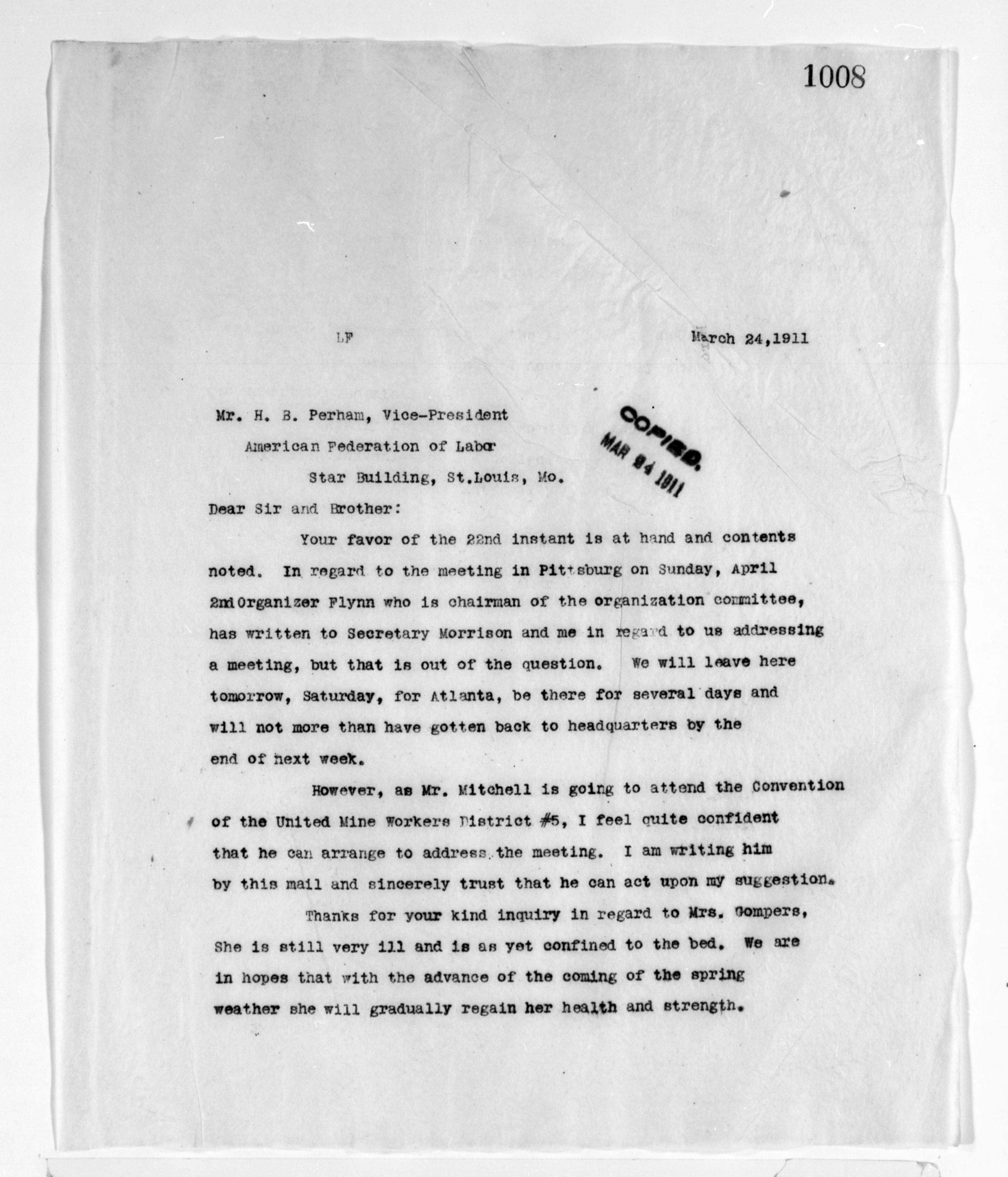 Scanned image of the current content page