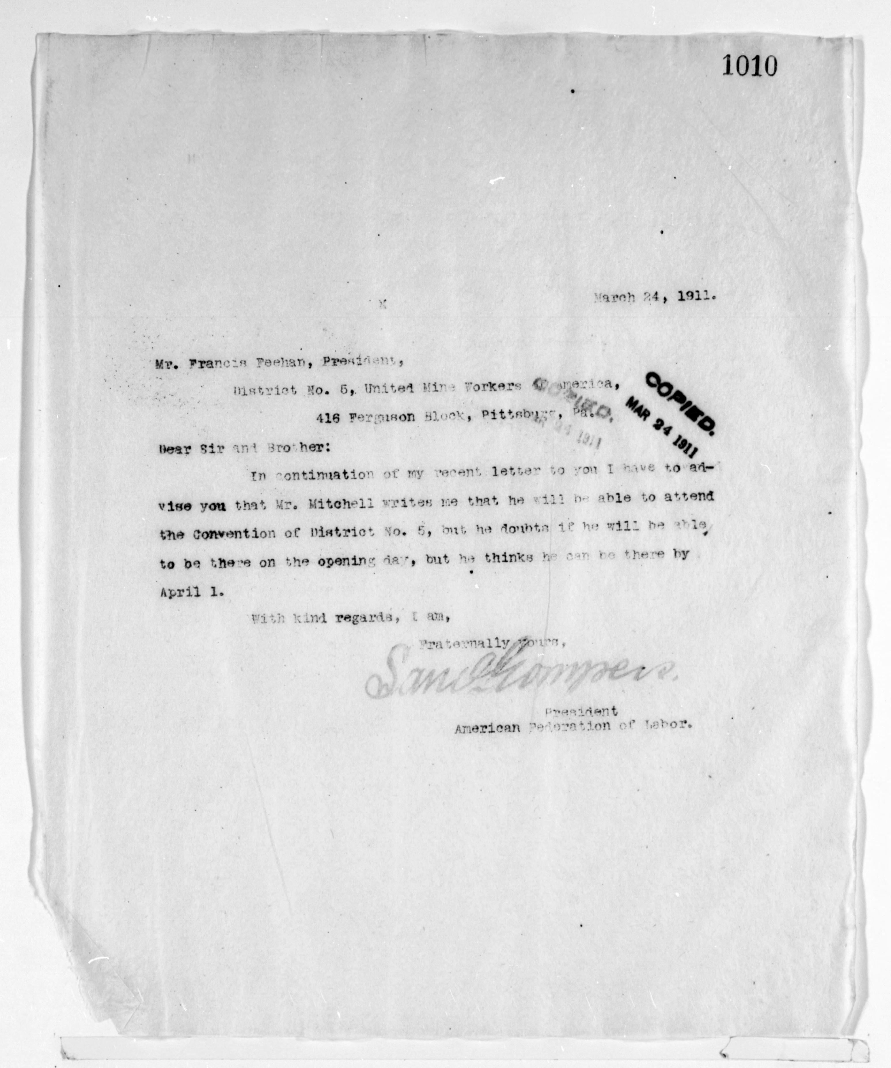 Scanned image of the current content page