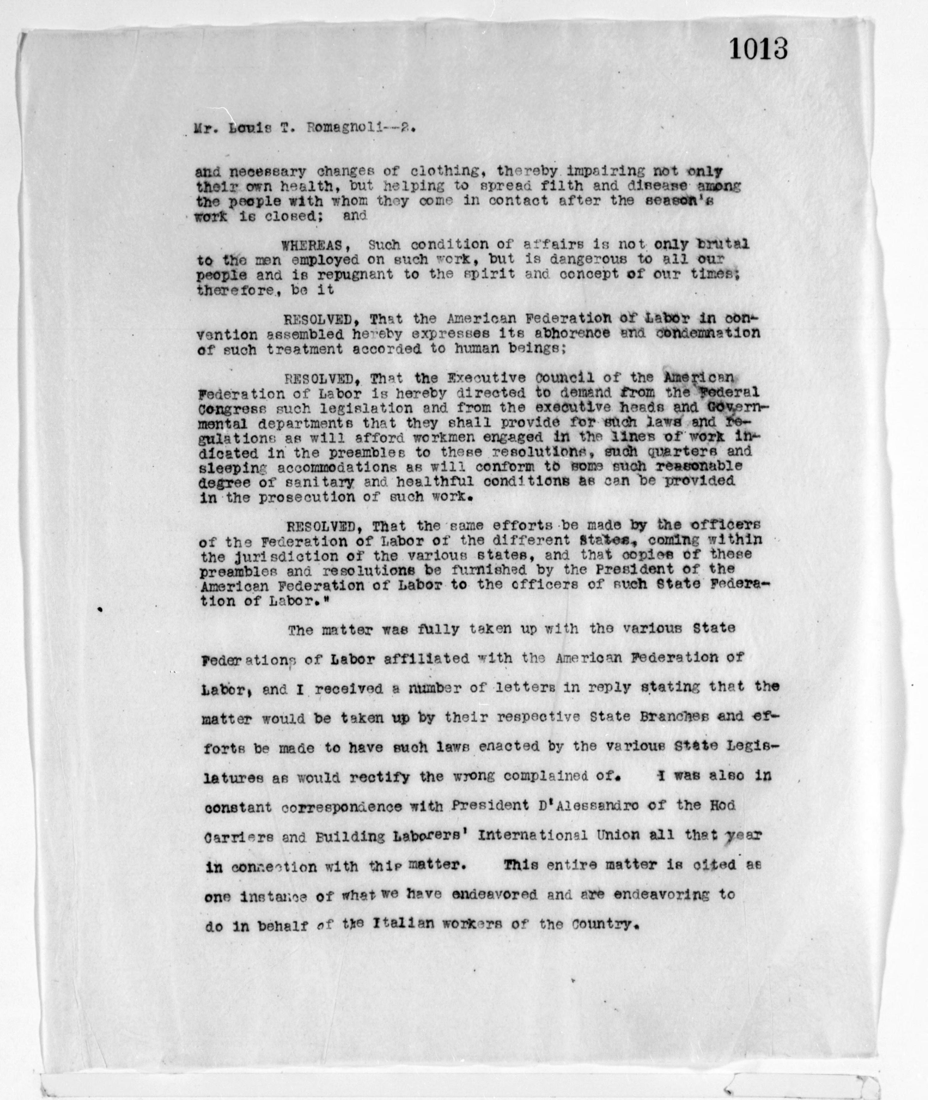 Scanned image of the current content page