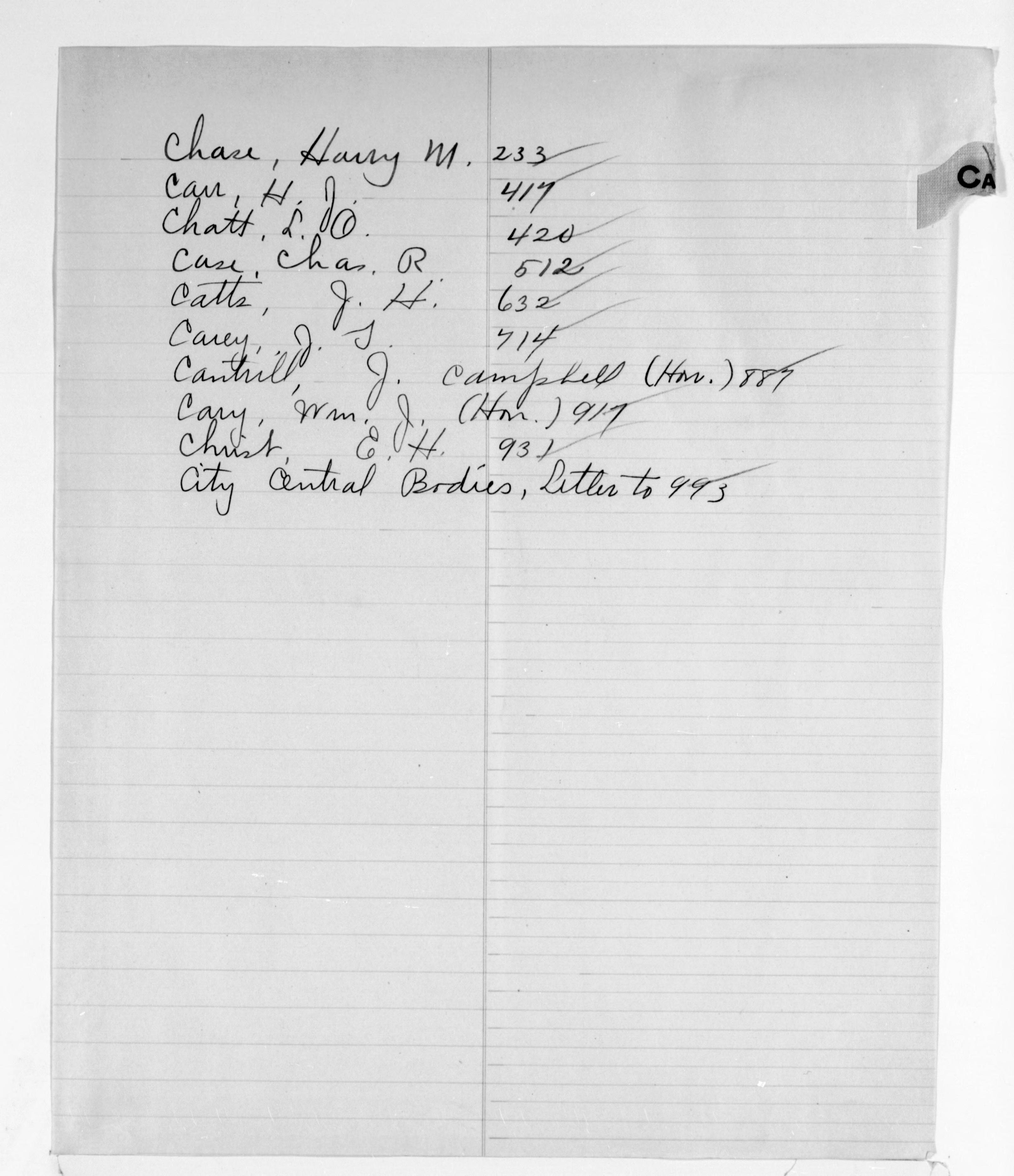 Scanned image of the current content page