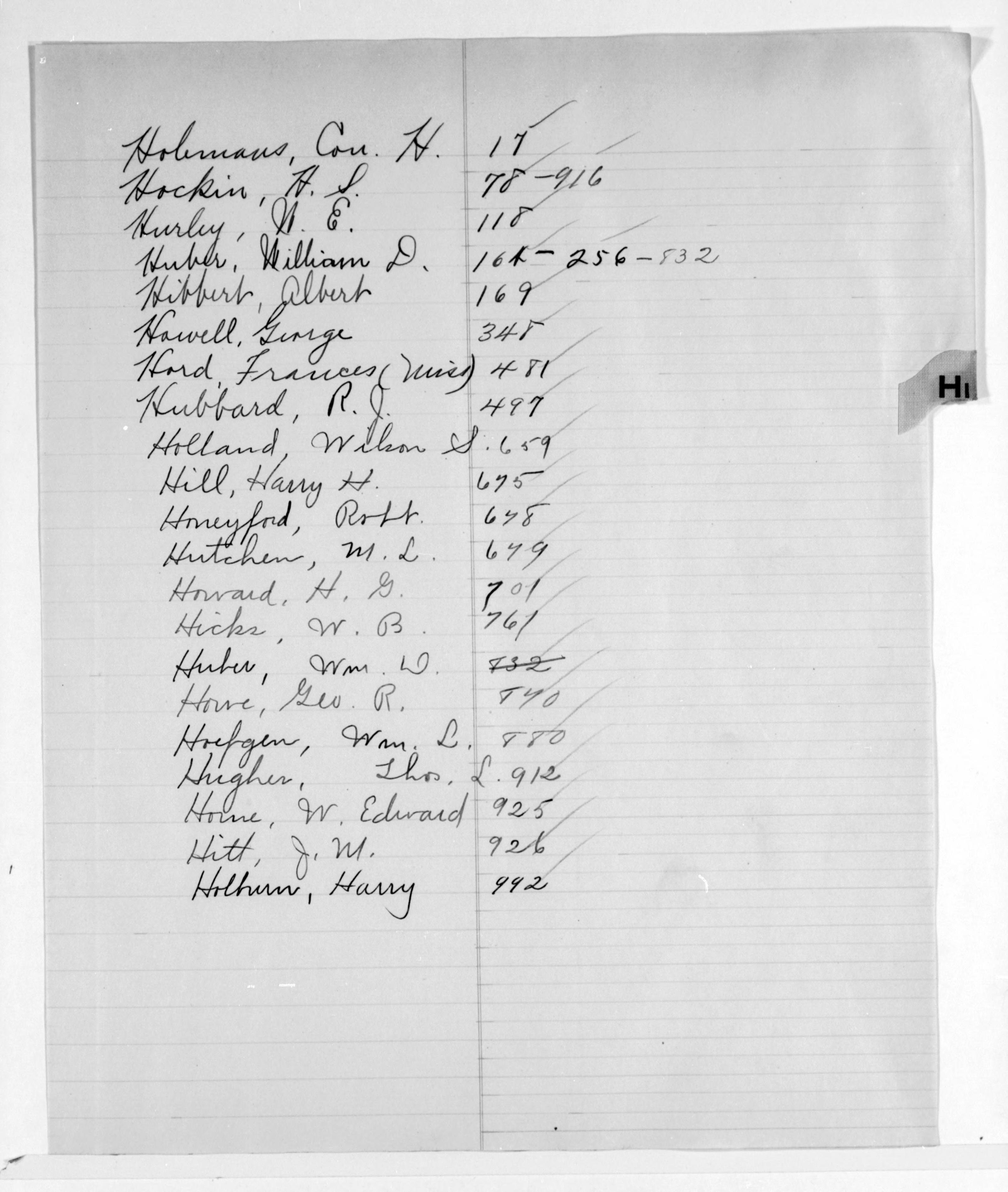 Scanned image of the current content page