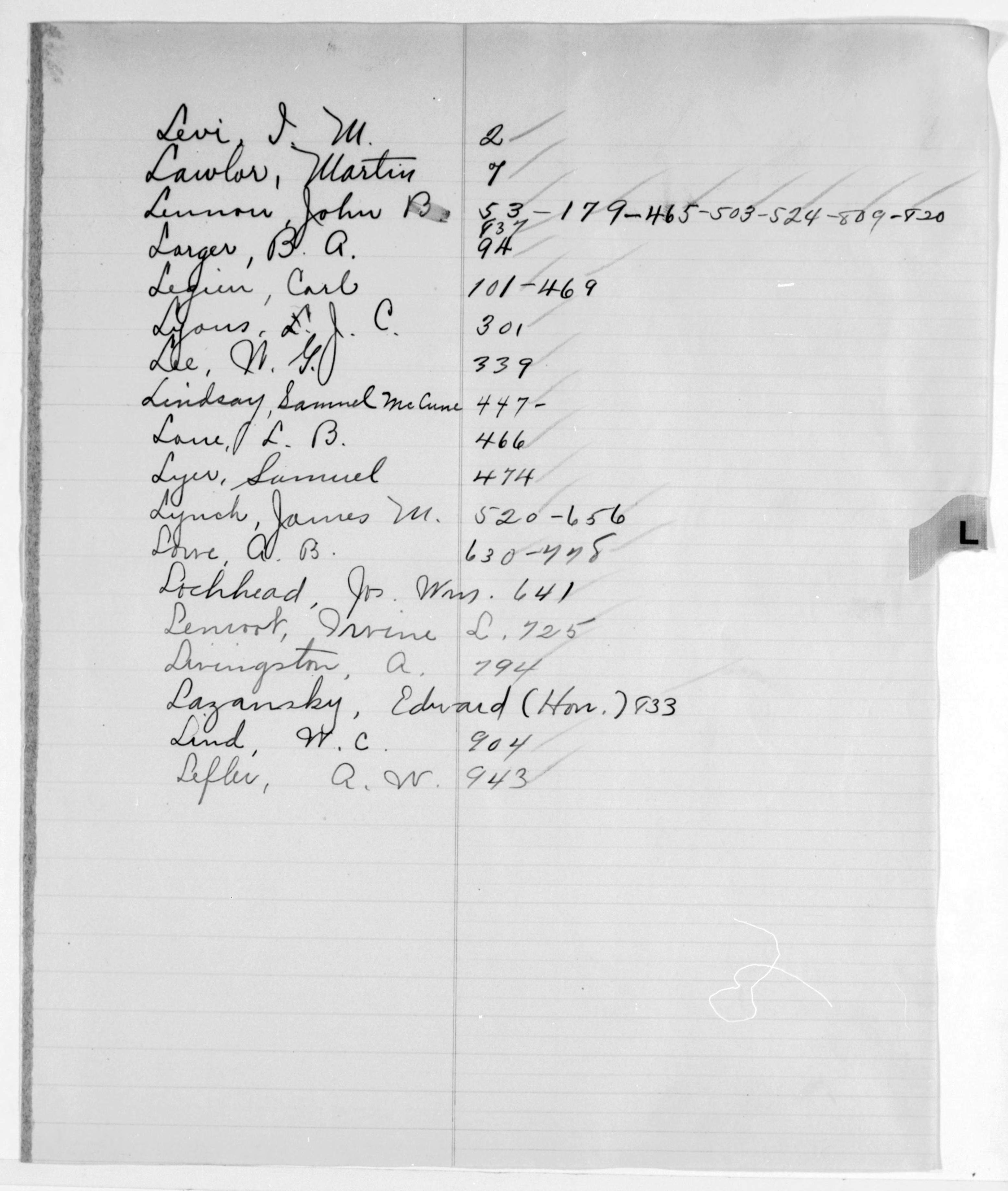 Scanned image of the current content page