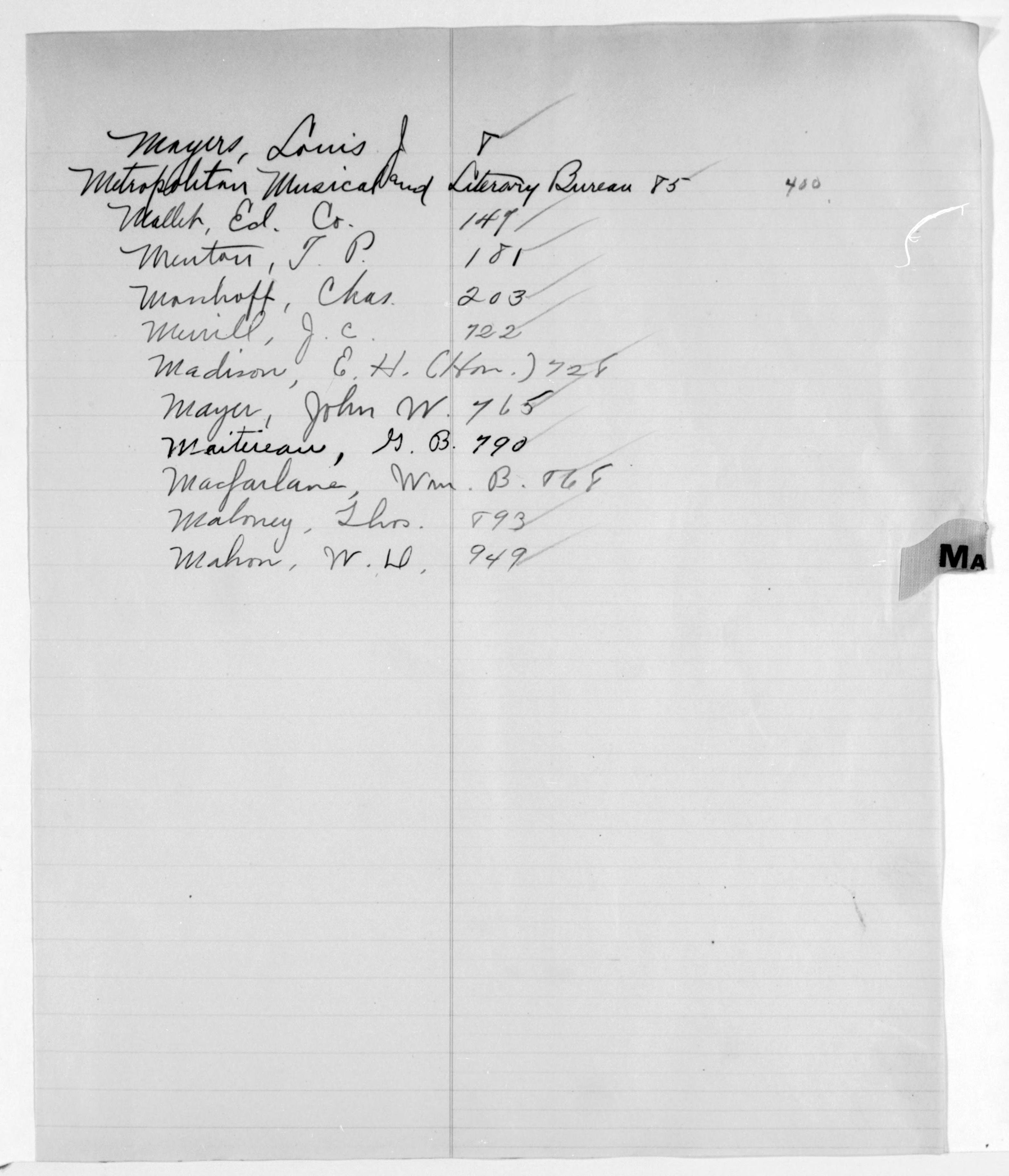 Scanned image of the current content page