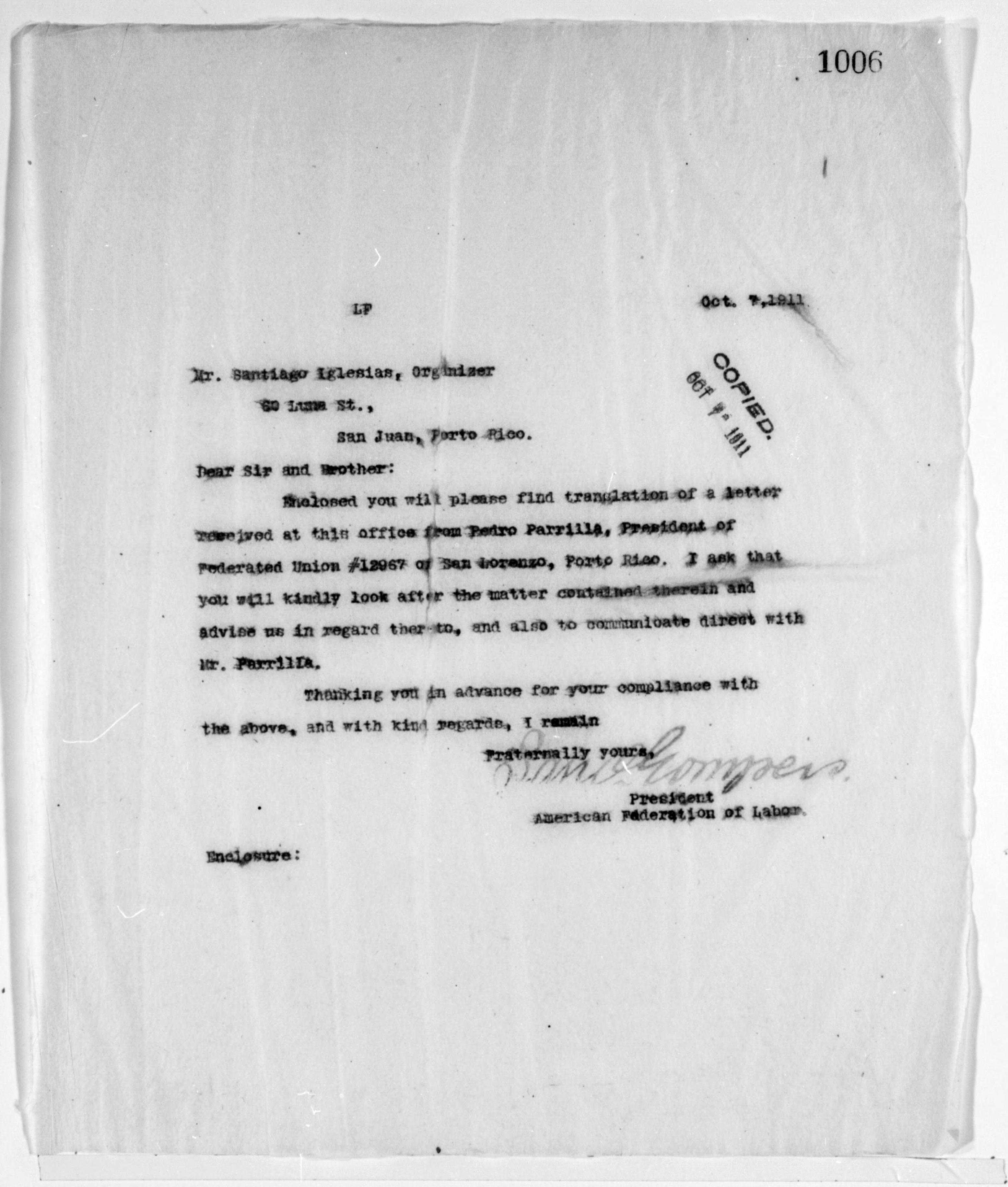 Scanned image of the current content page