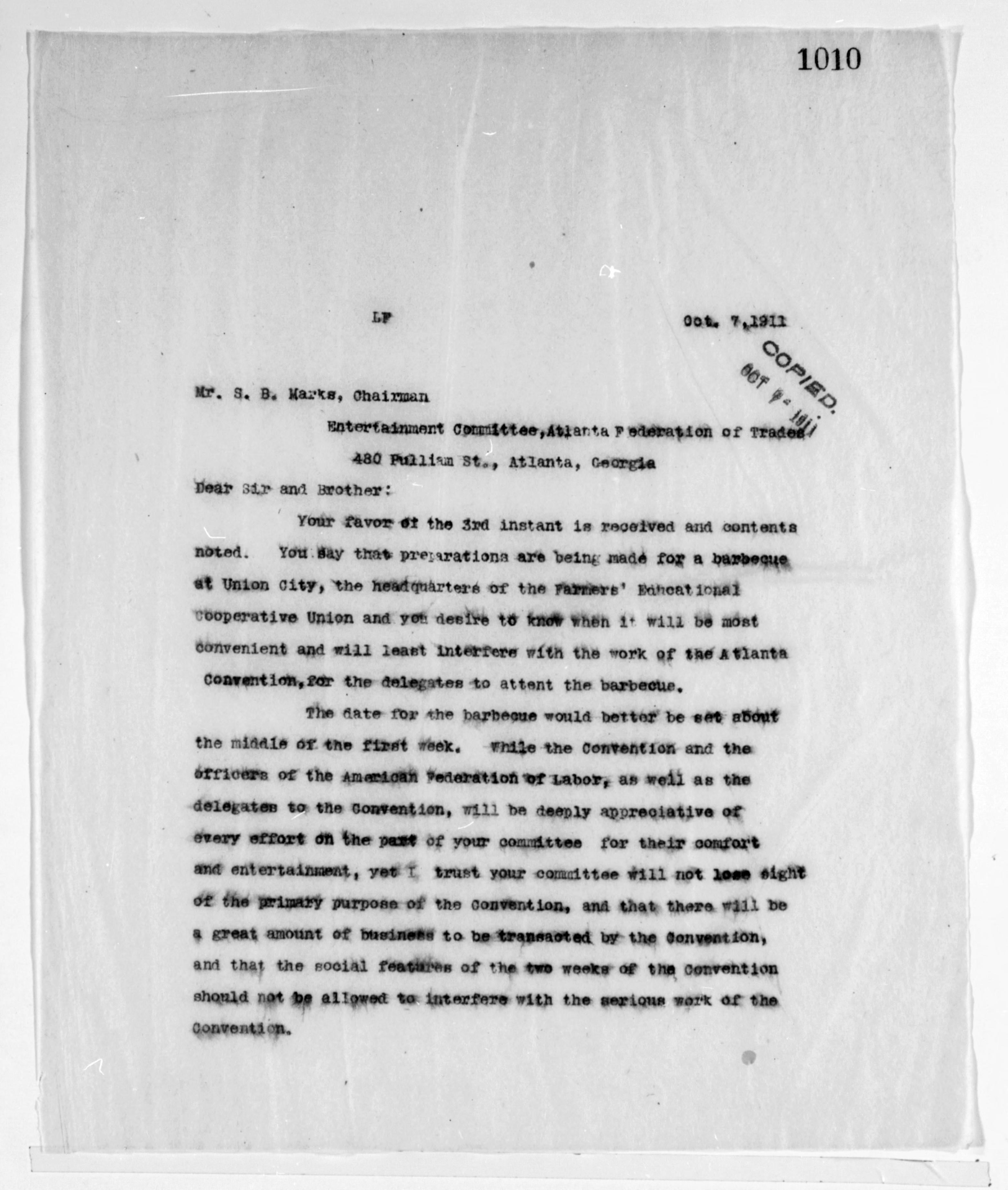Scanned image of the current content page