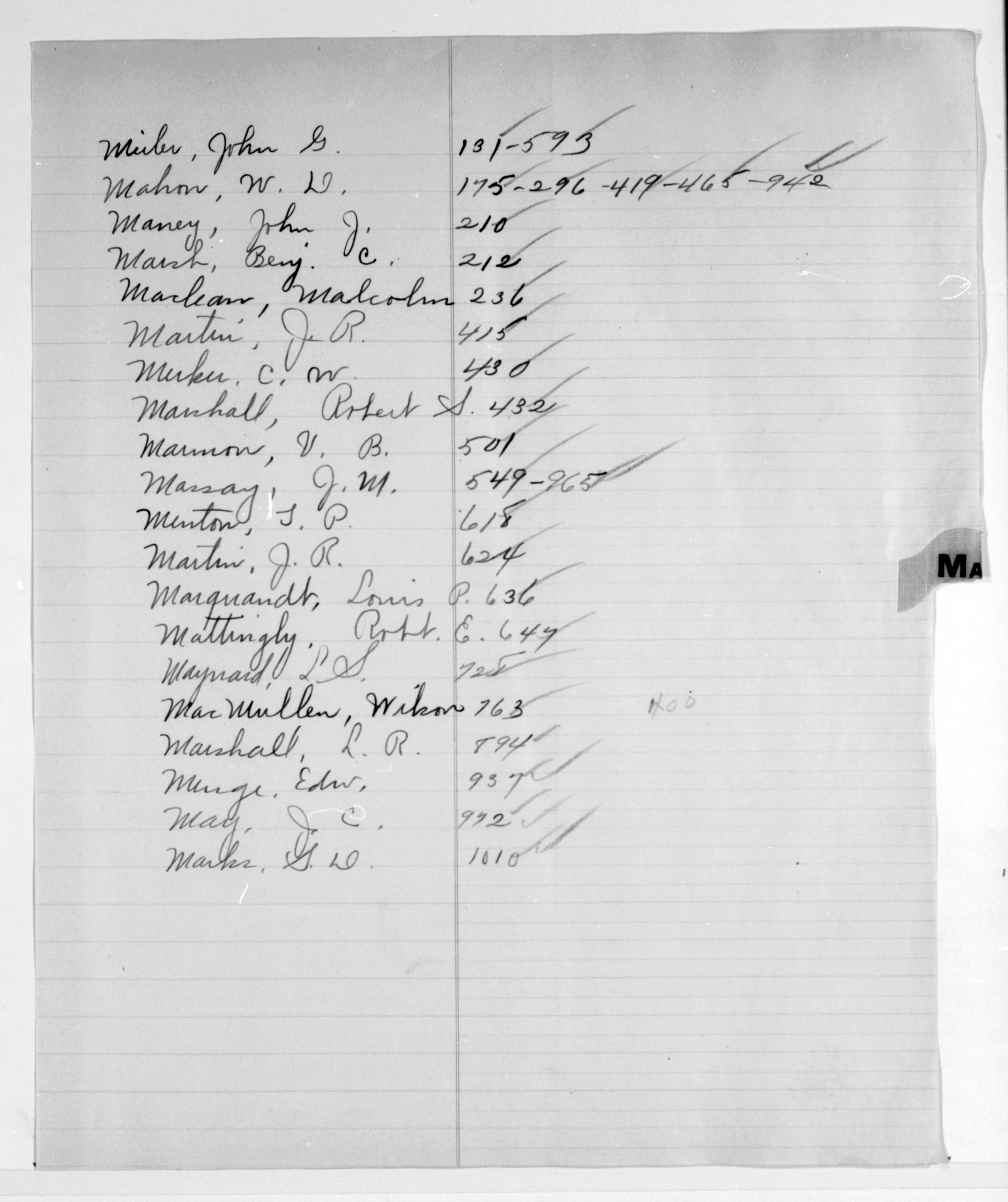 Scanned image of the current content page