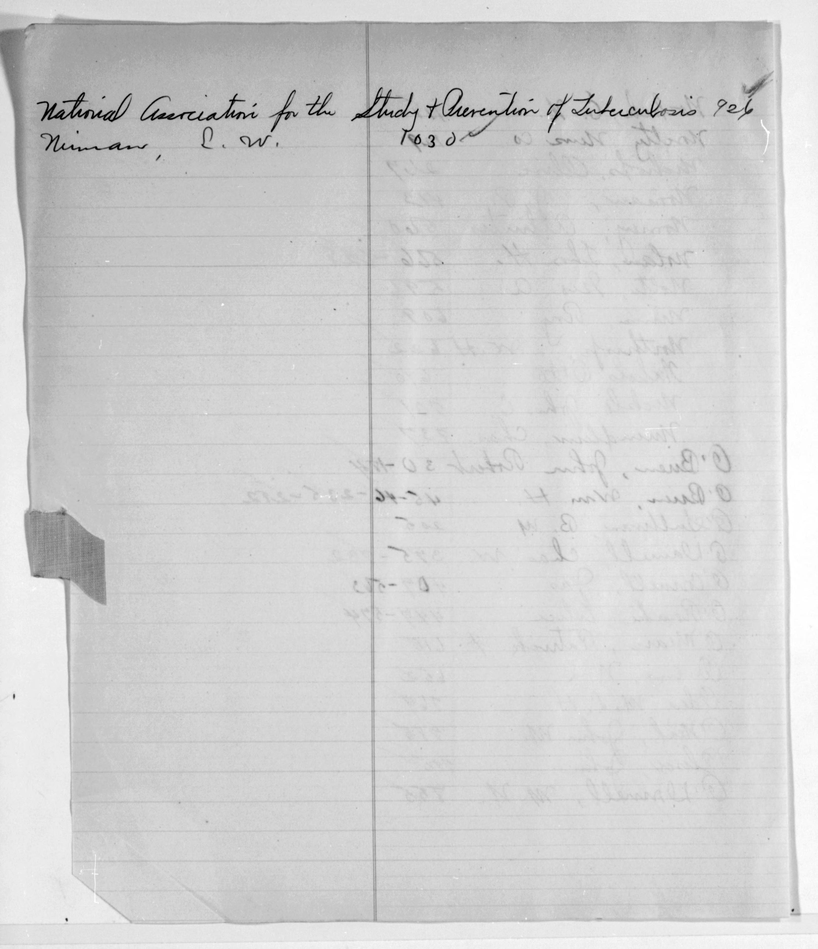 Scanned image of the current content page