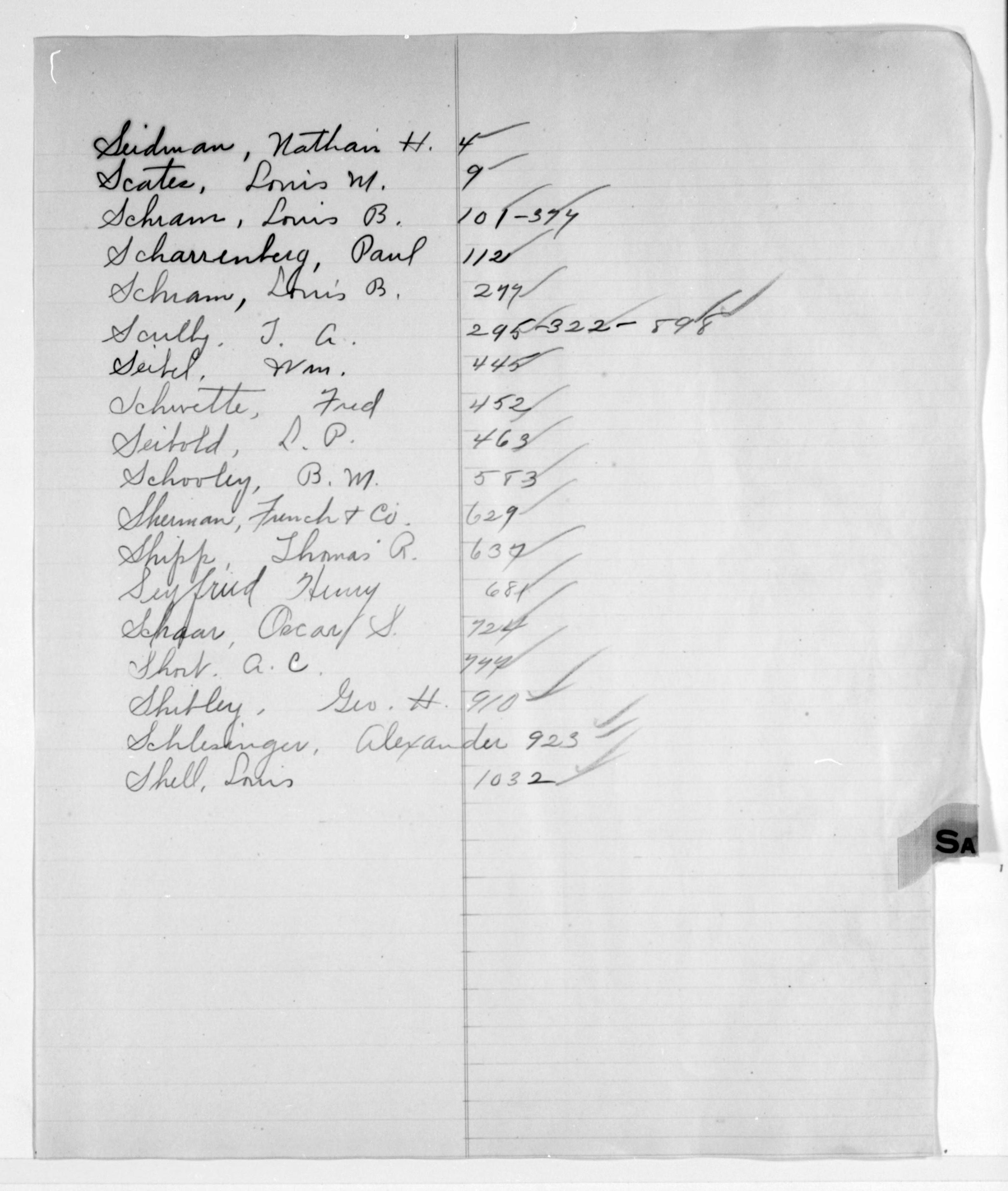 Scanned image of the current content page