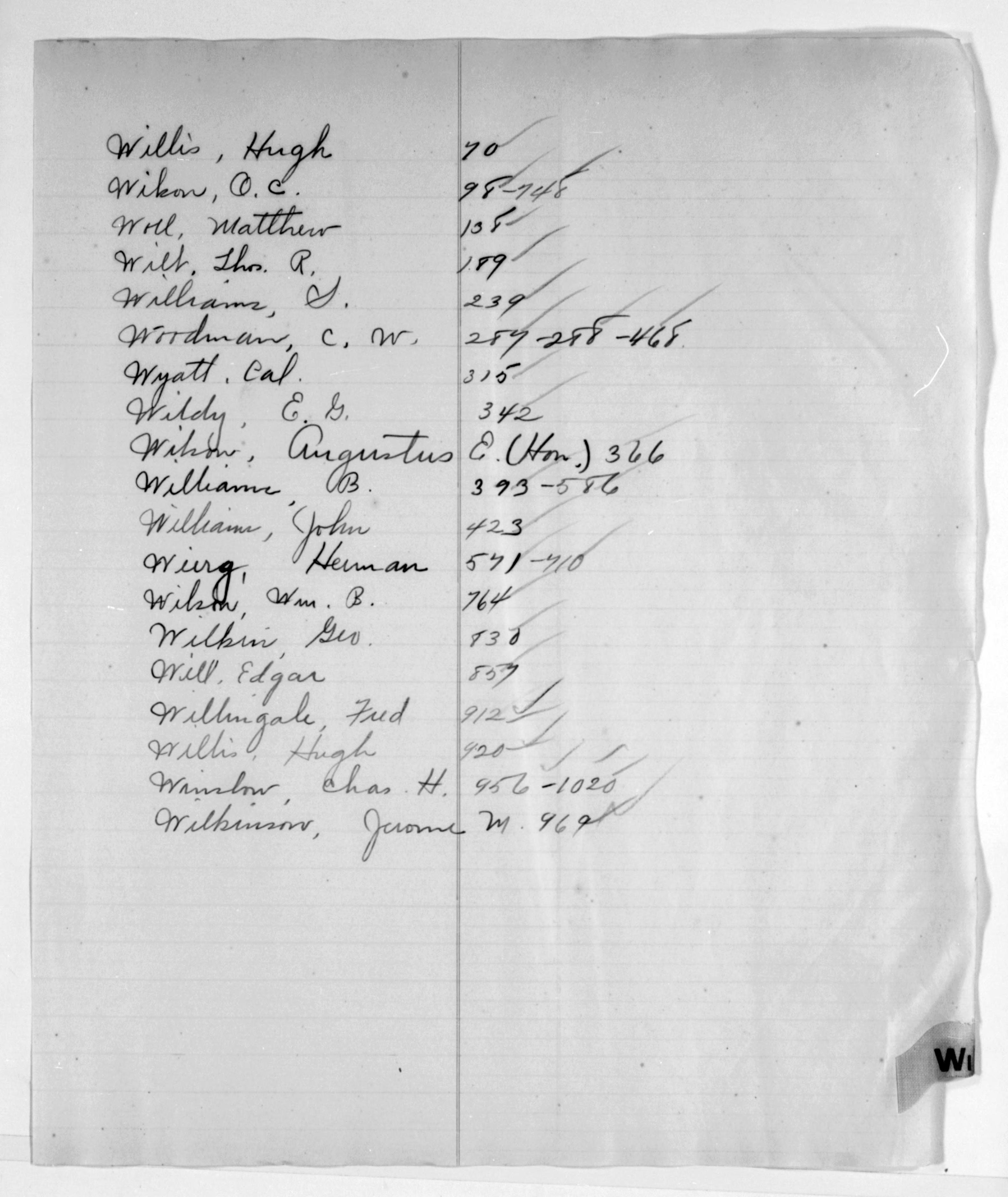 Scanned image of the current content page