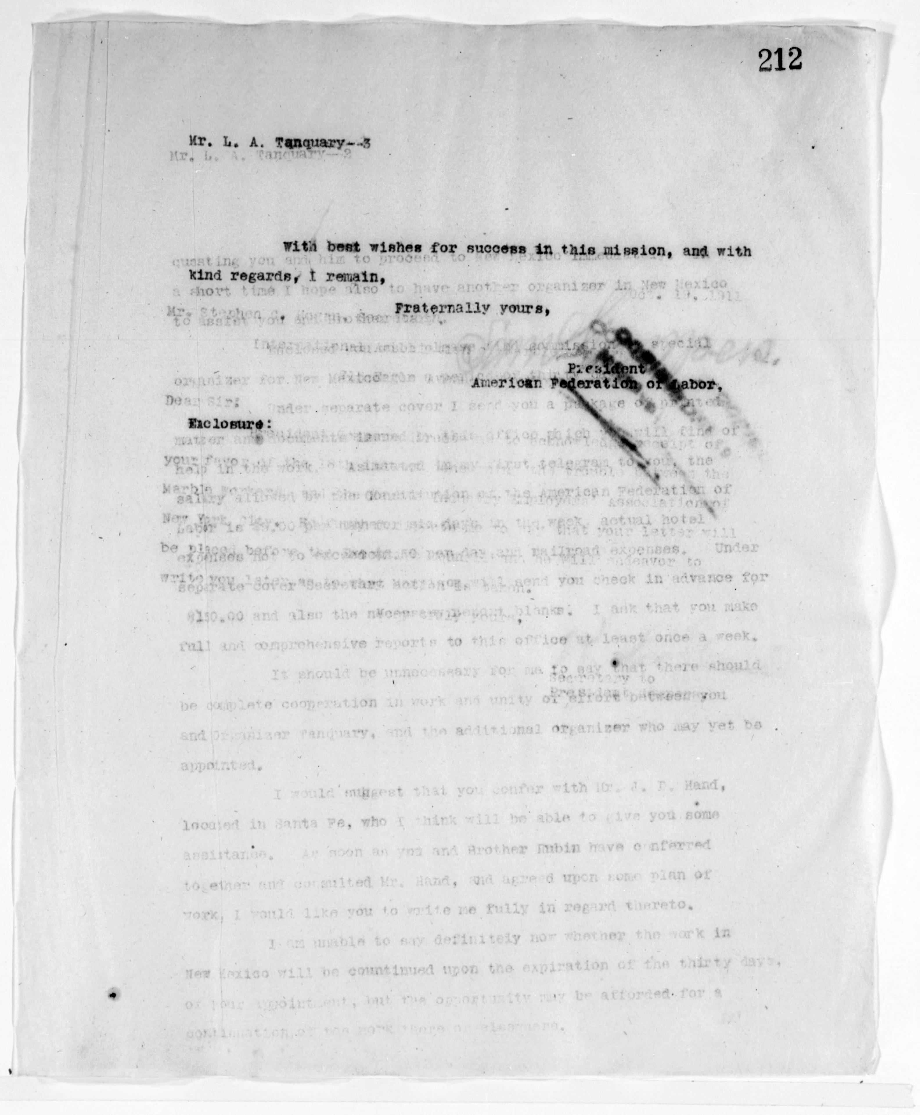 Scanned image of the current content page