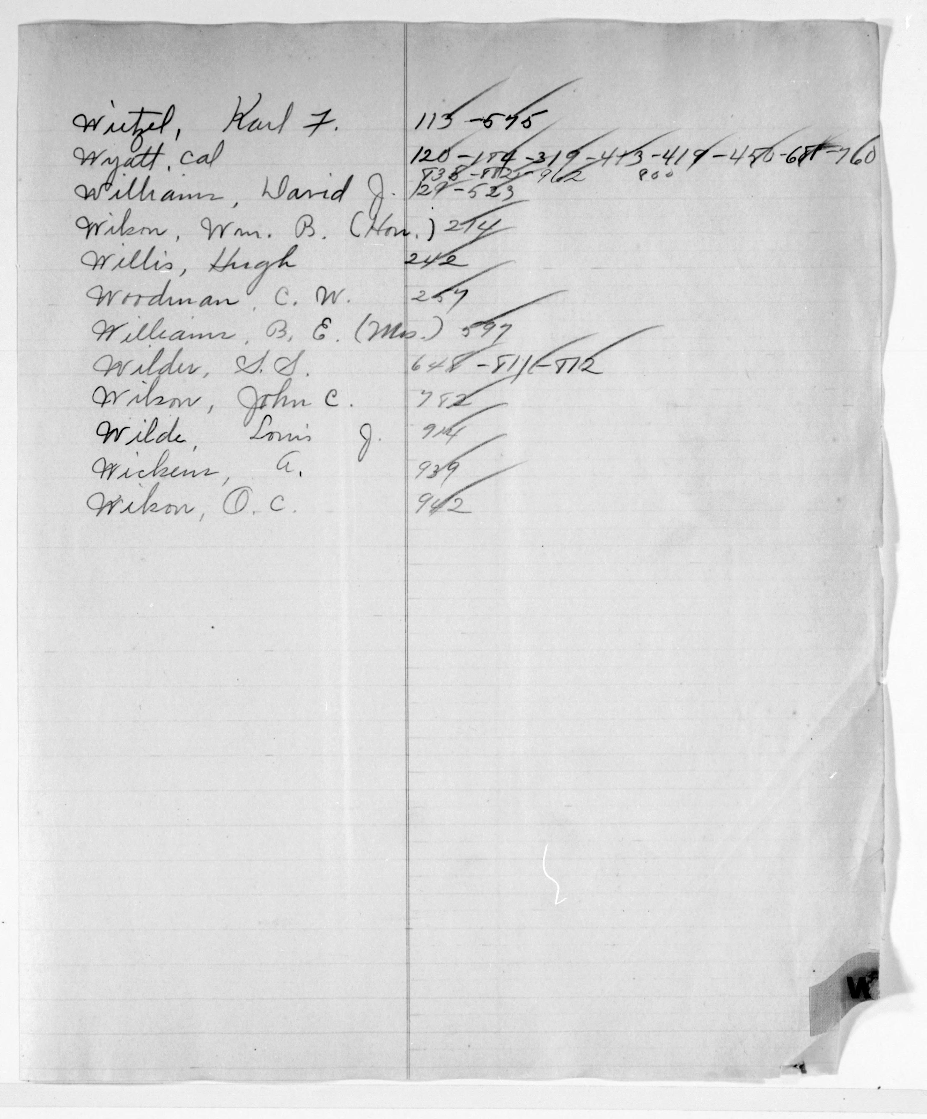 Scanned image of the current content page