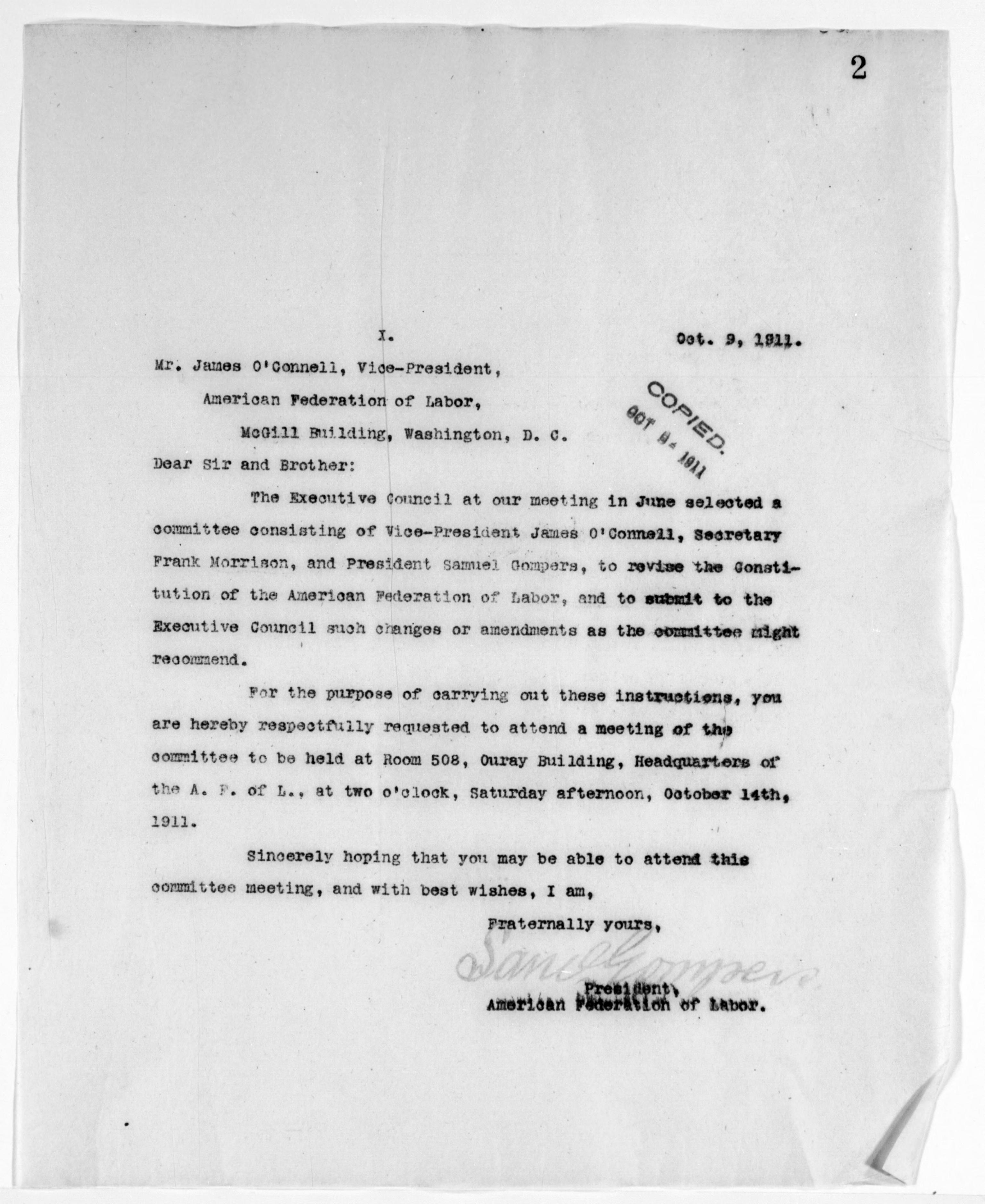 Scanned image of the current content page