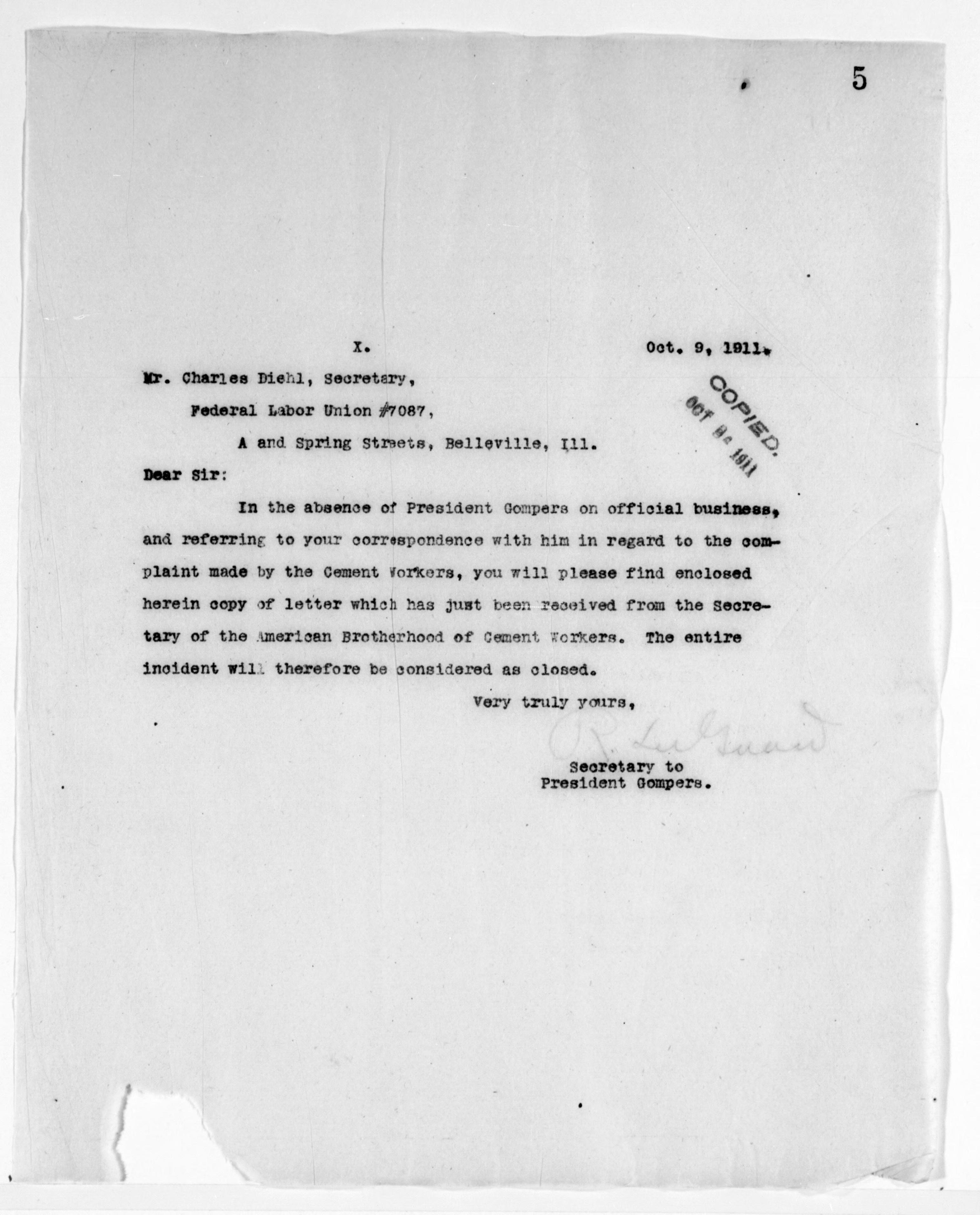 Scanned image of the current content page