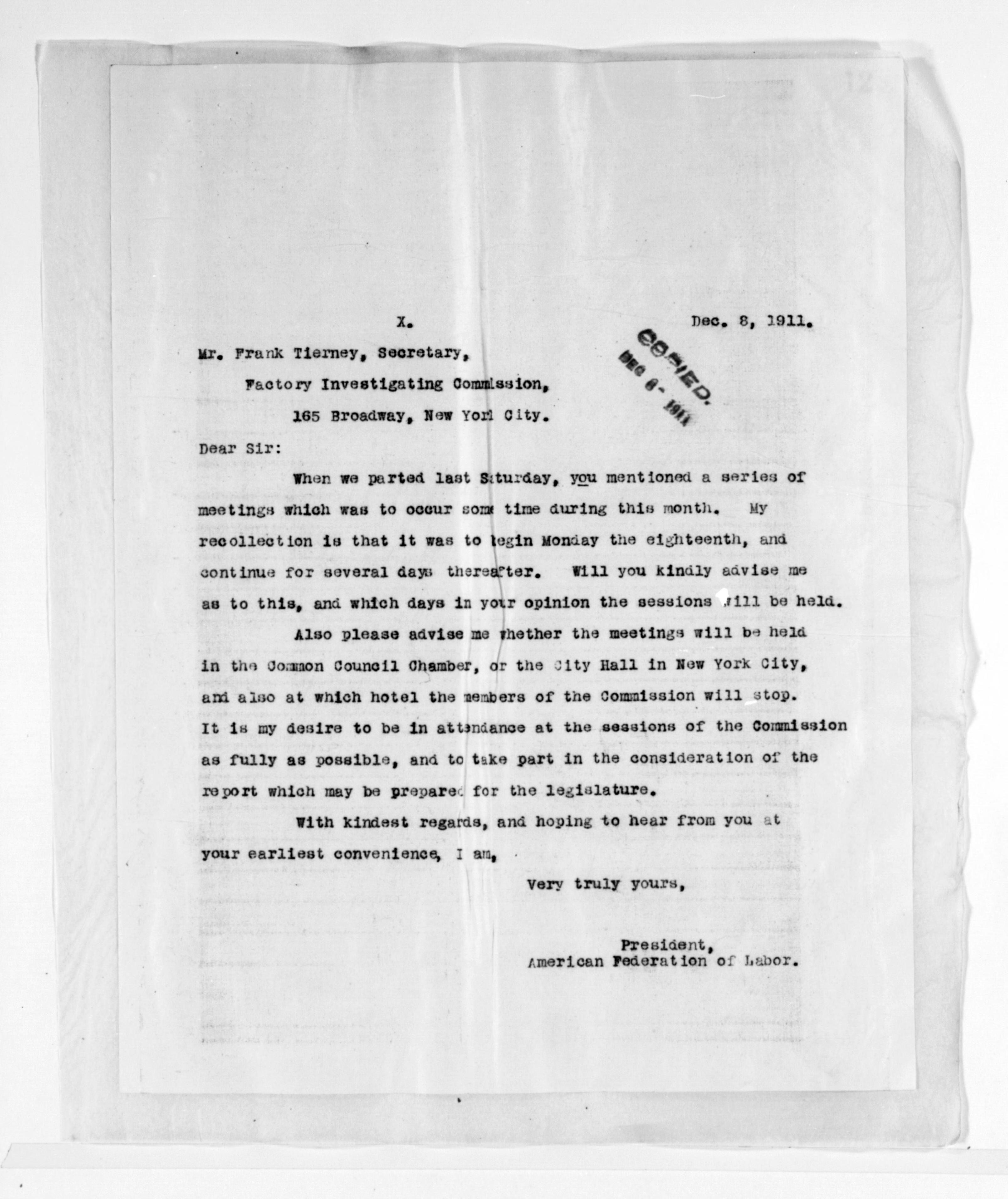 Scanned image of the current content page