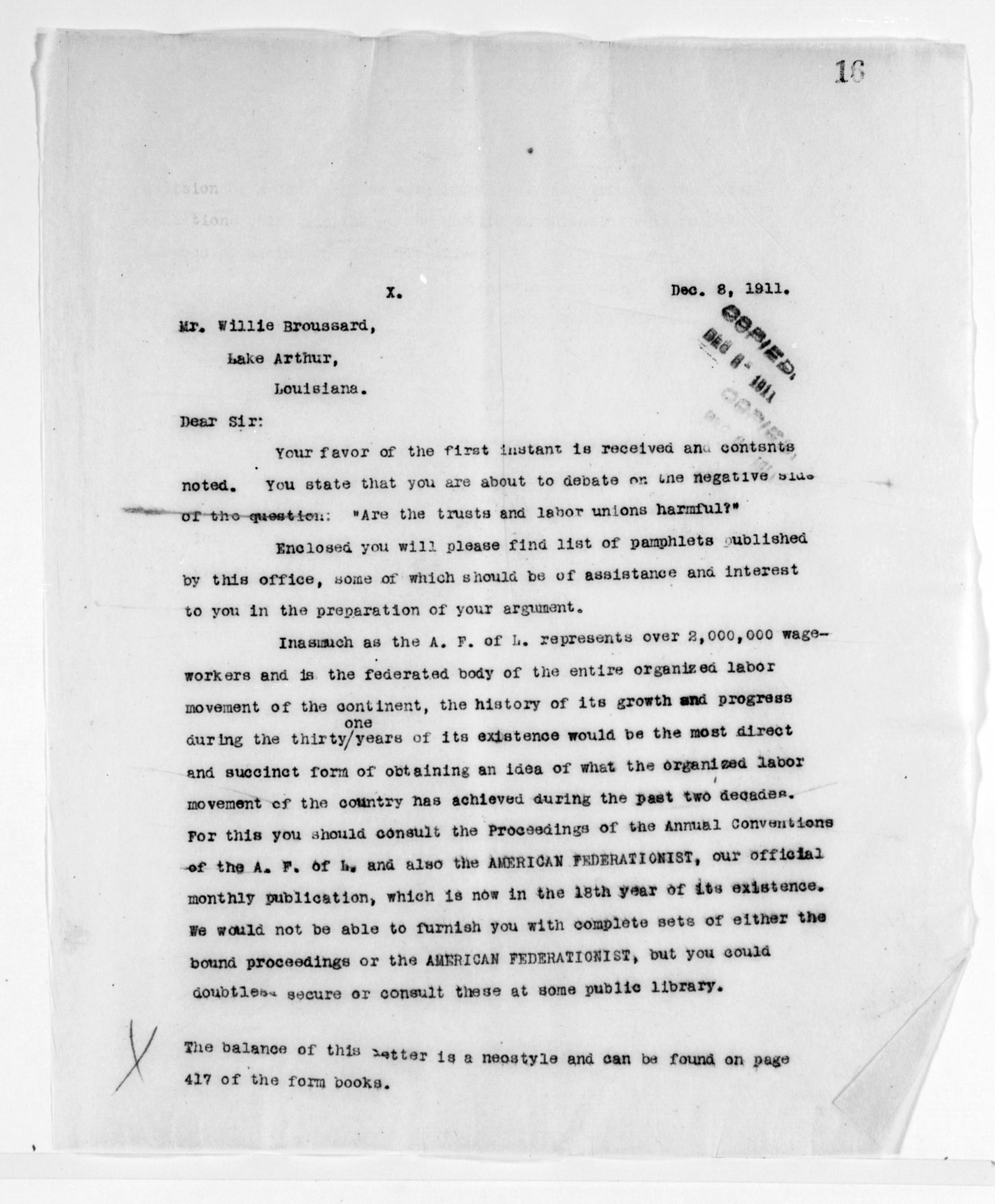 Scanned image of the current content page