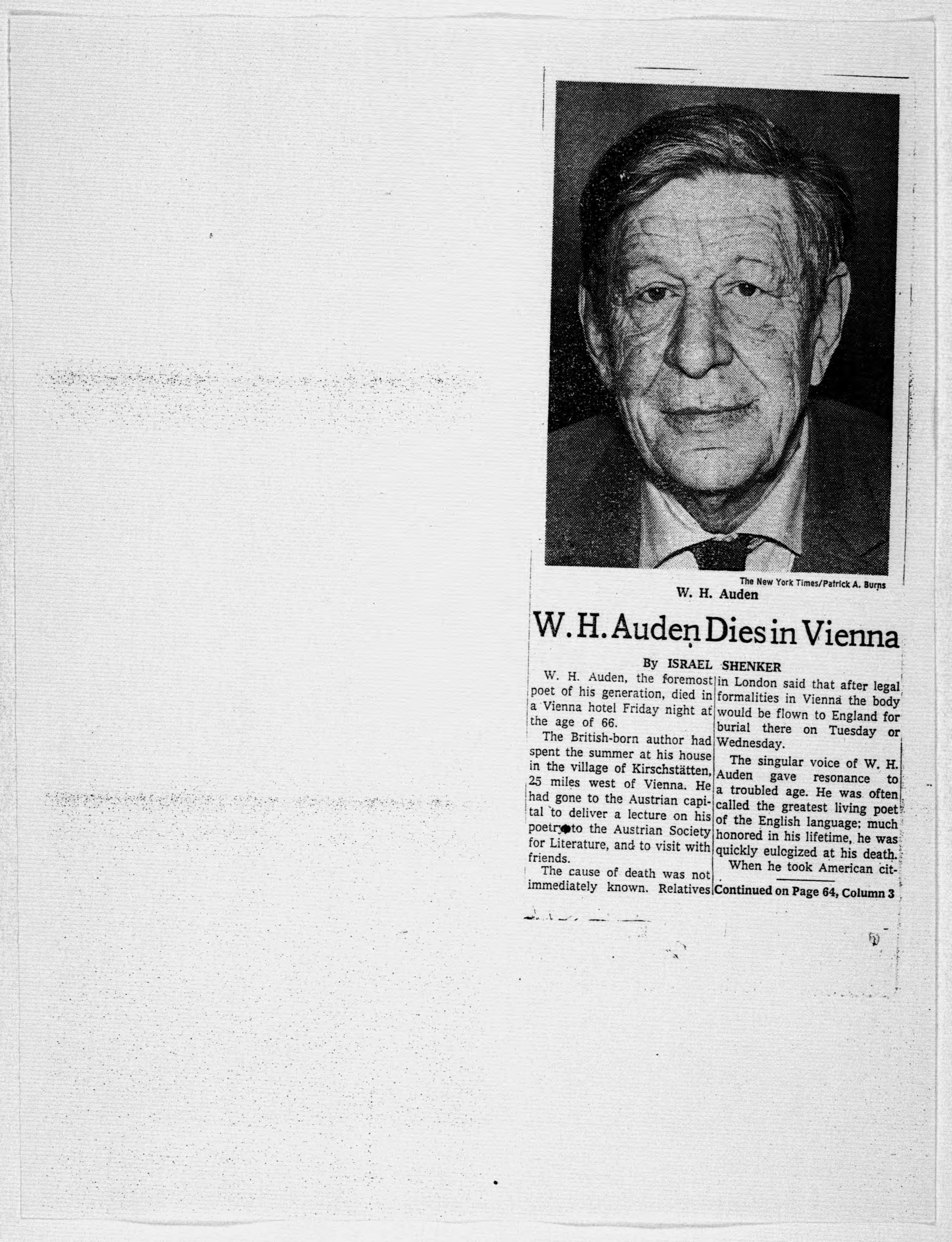 Scanned image of the current content page
