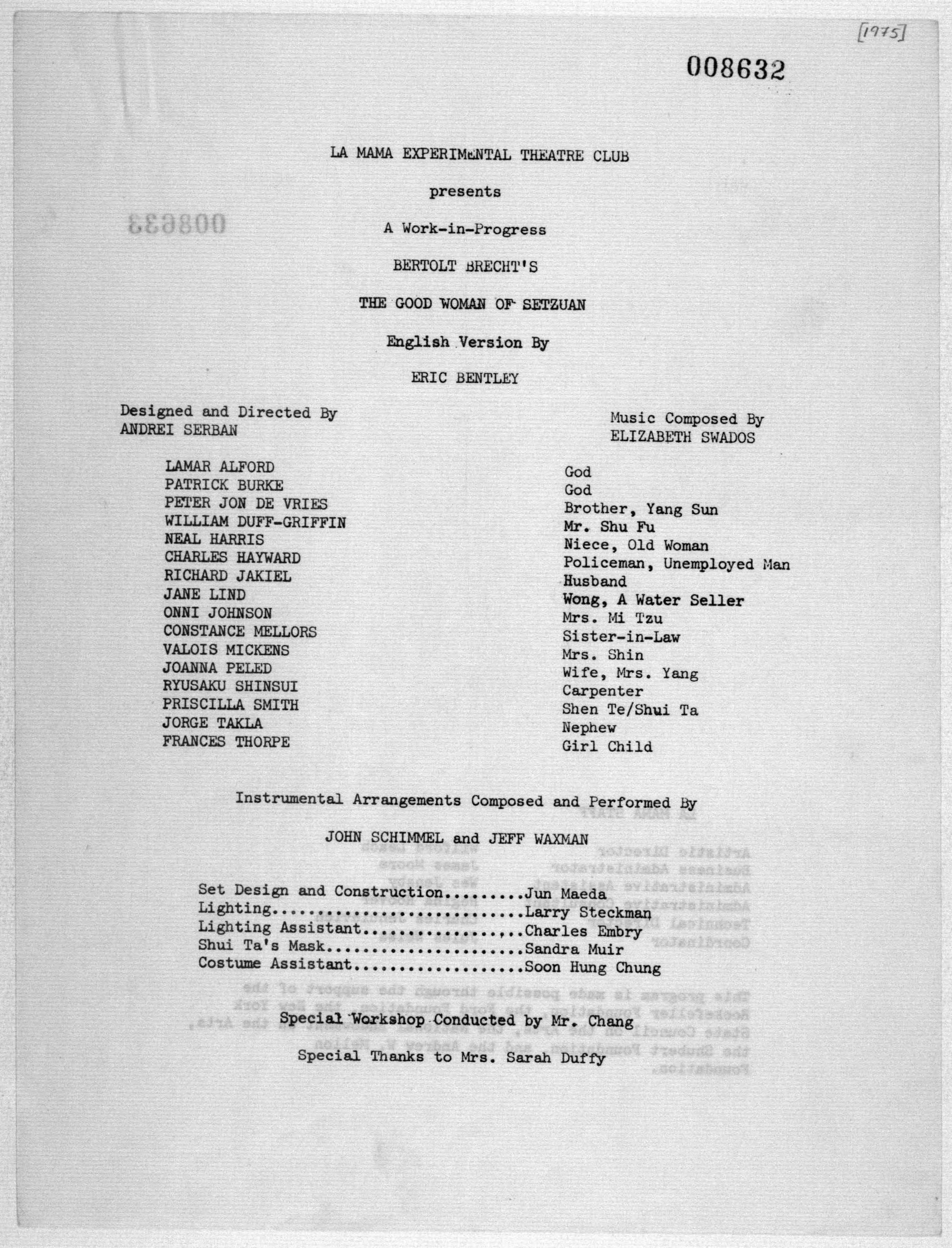 Scanned image of the current content page