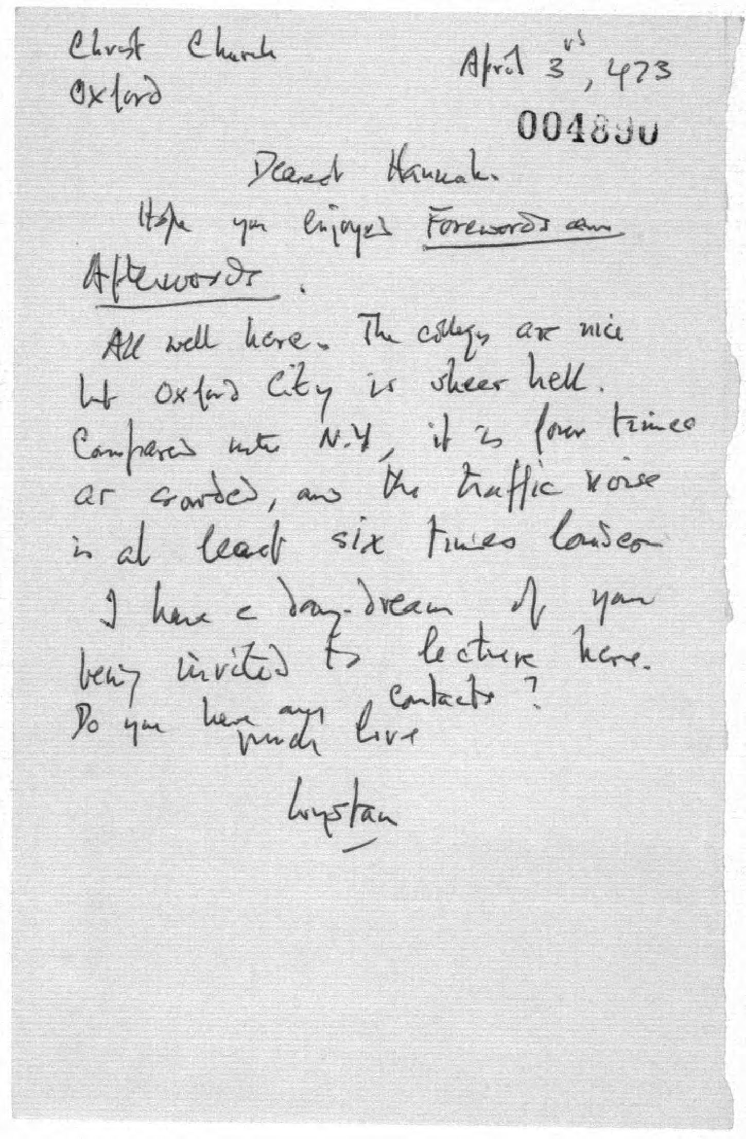 Scanned image of the current content page