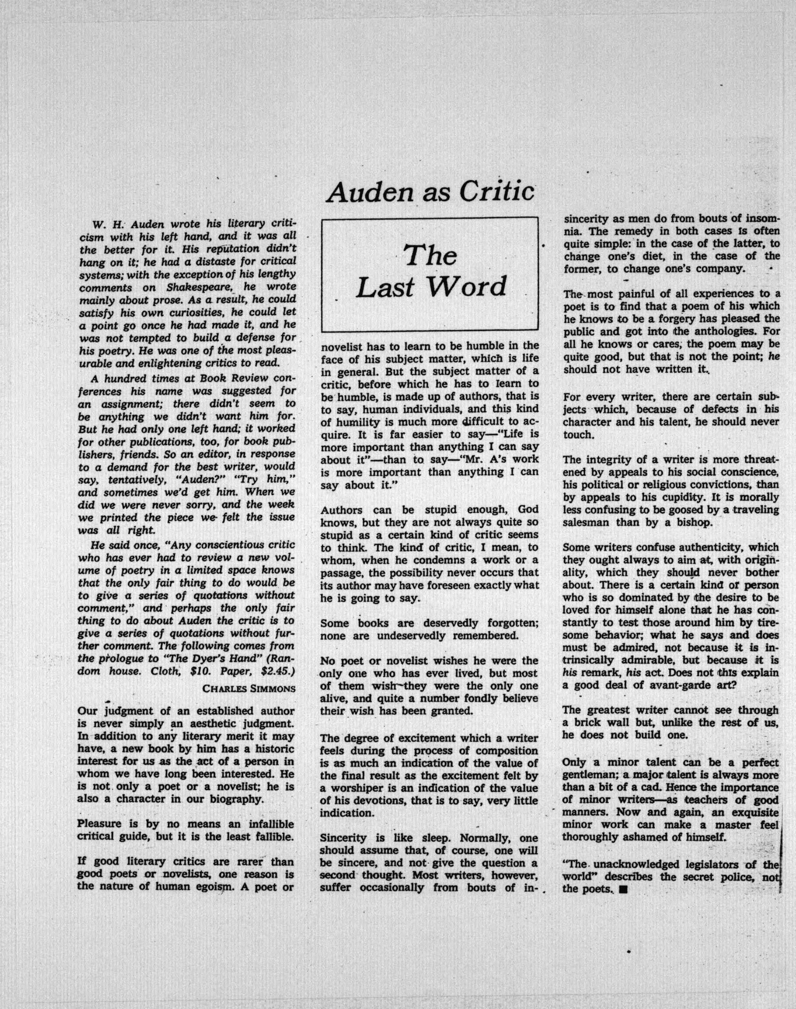 Scanned image of the current content page