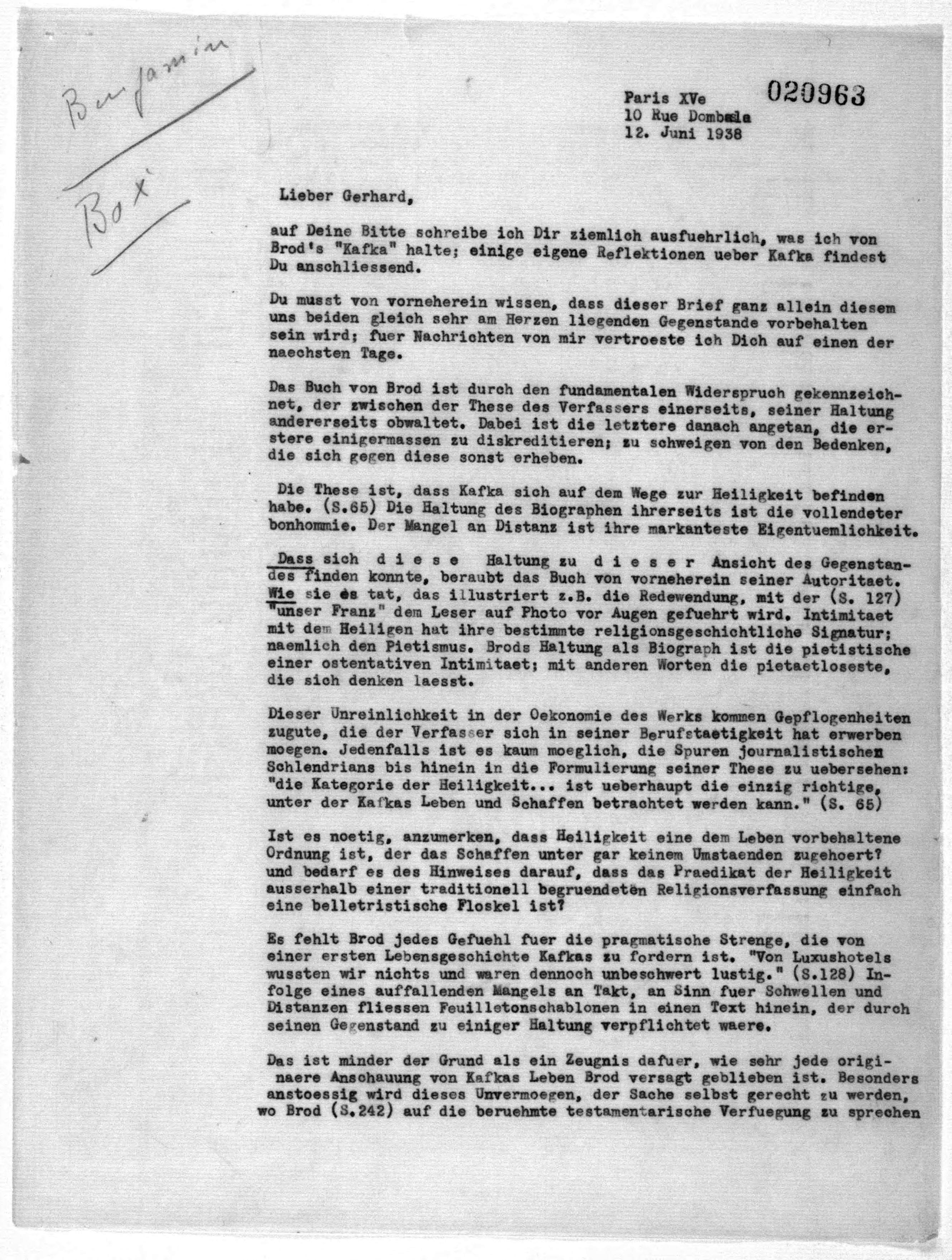 Scanned image of the current content page