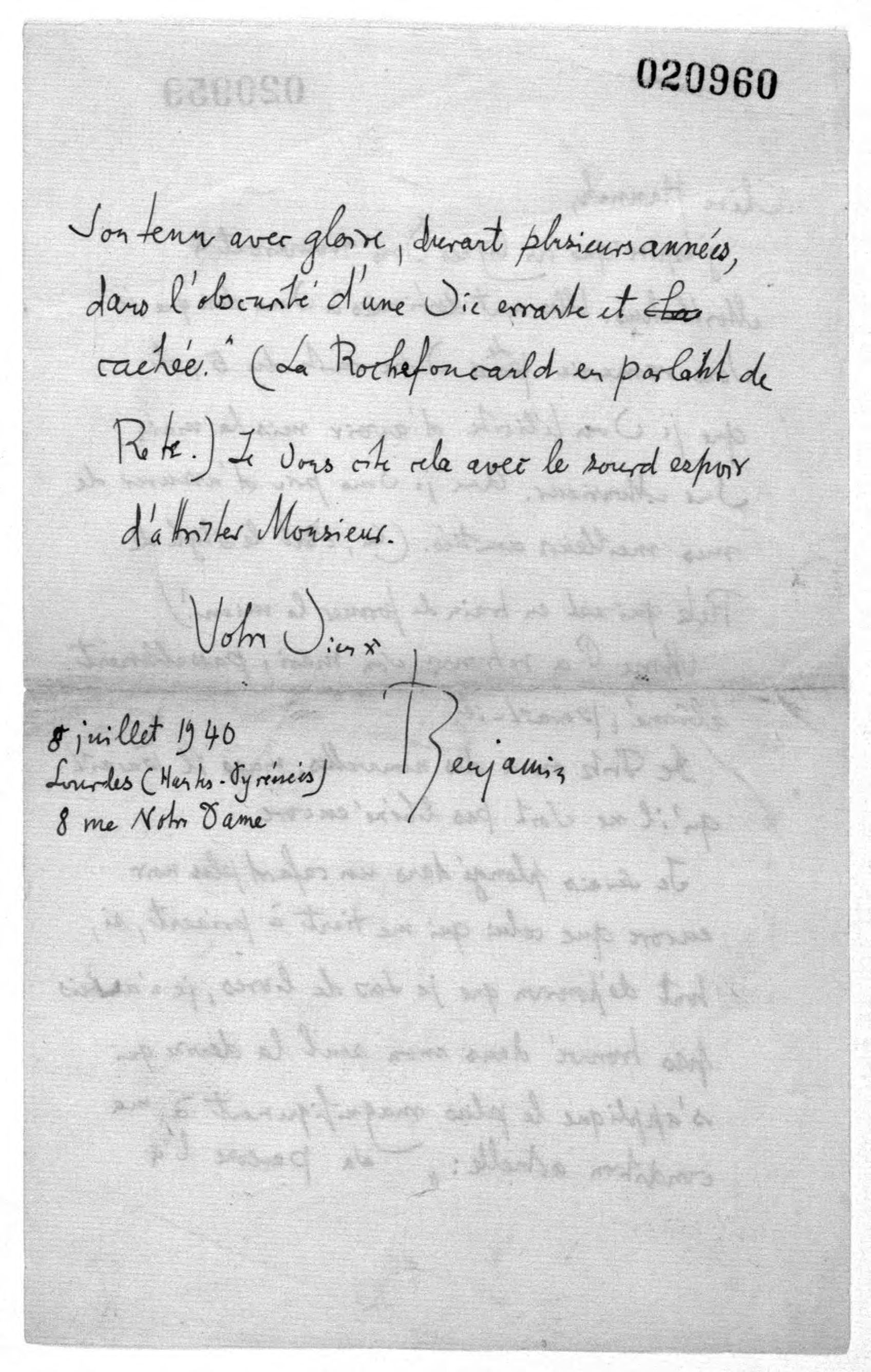 Scanned image of the current content page