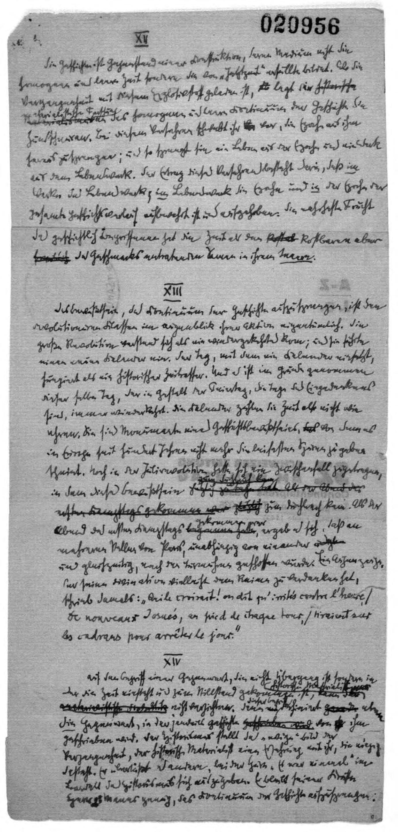 Scanned image of the current content page