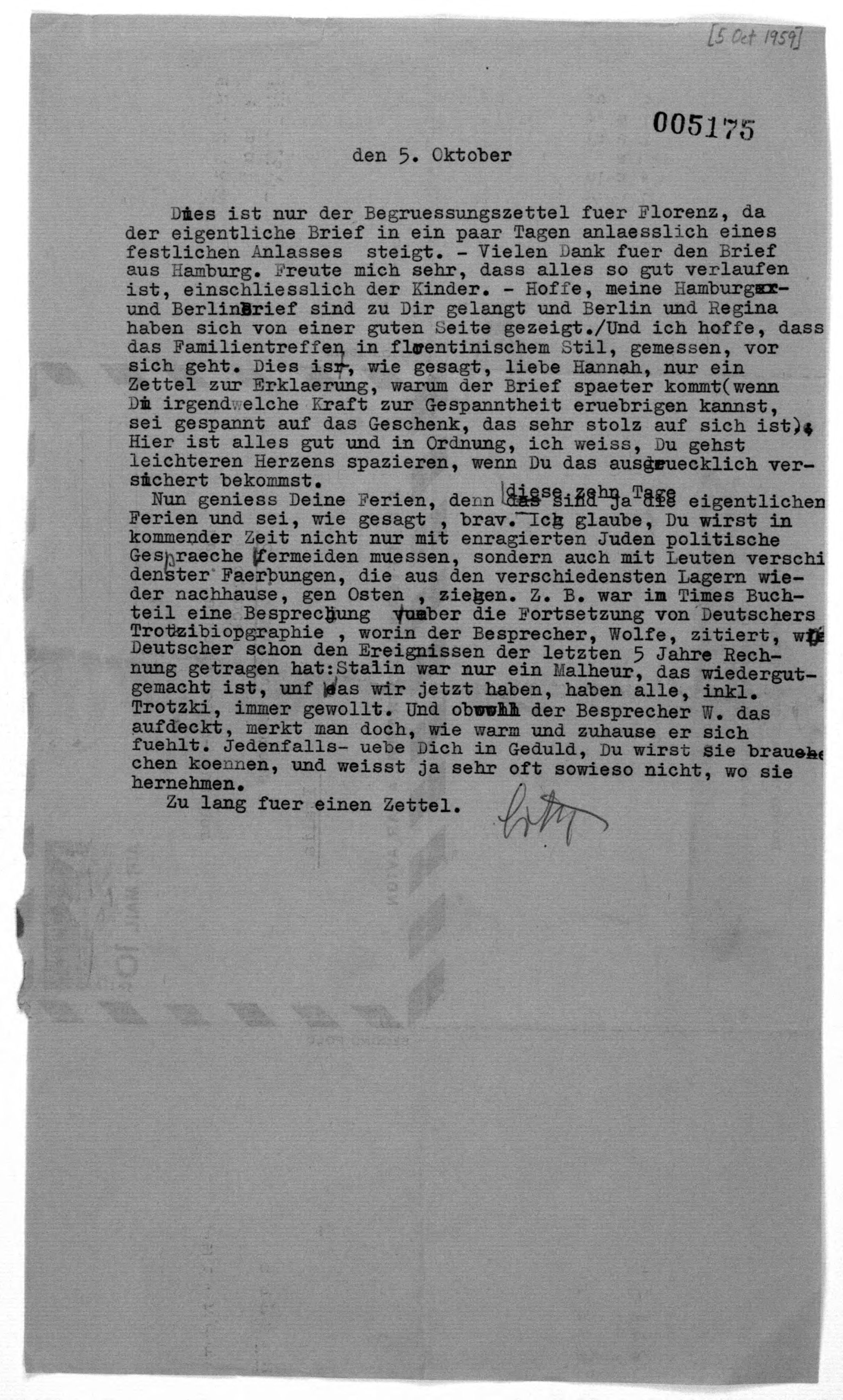 Scanned image of the current content page