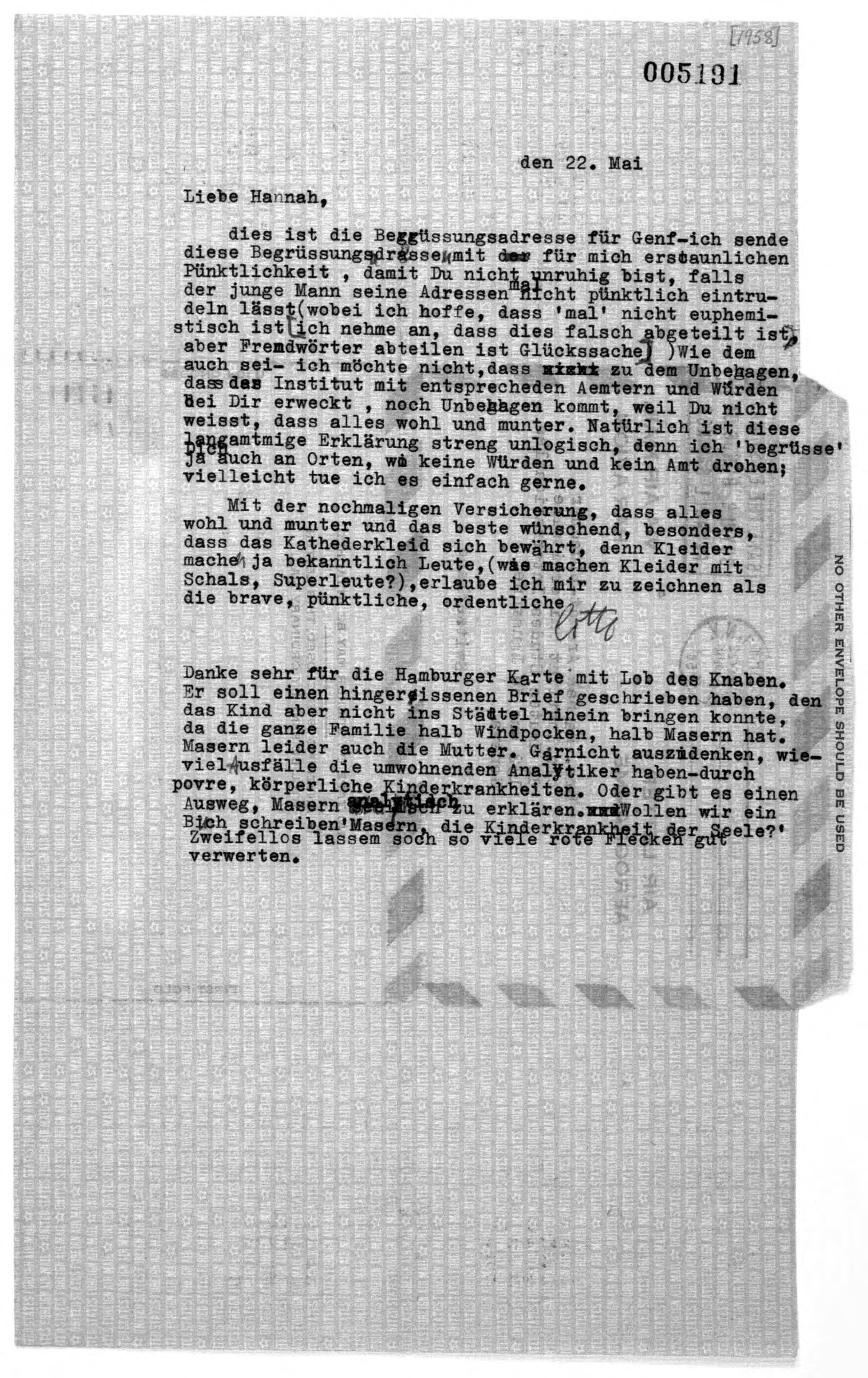 Scanned image of the current content page
