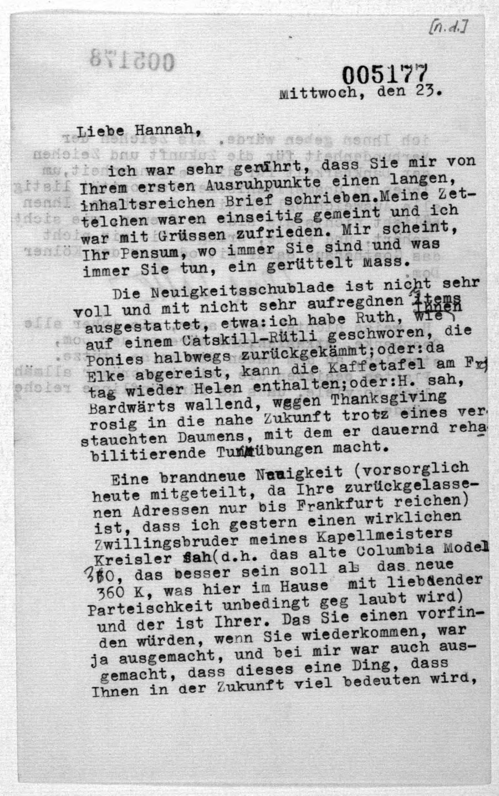 Scanned image of the current content page