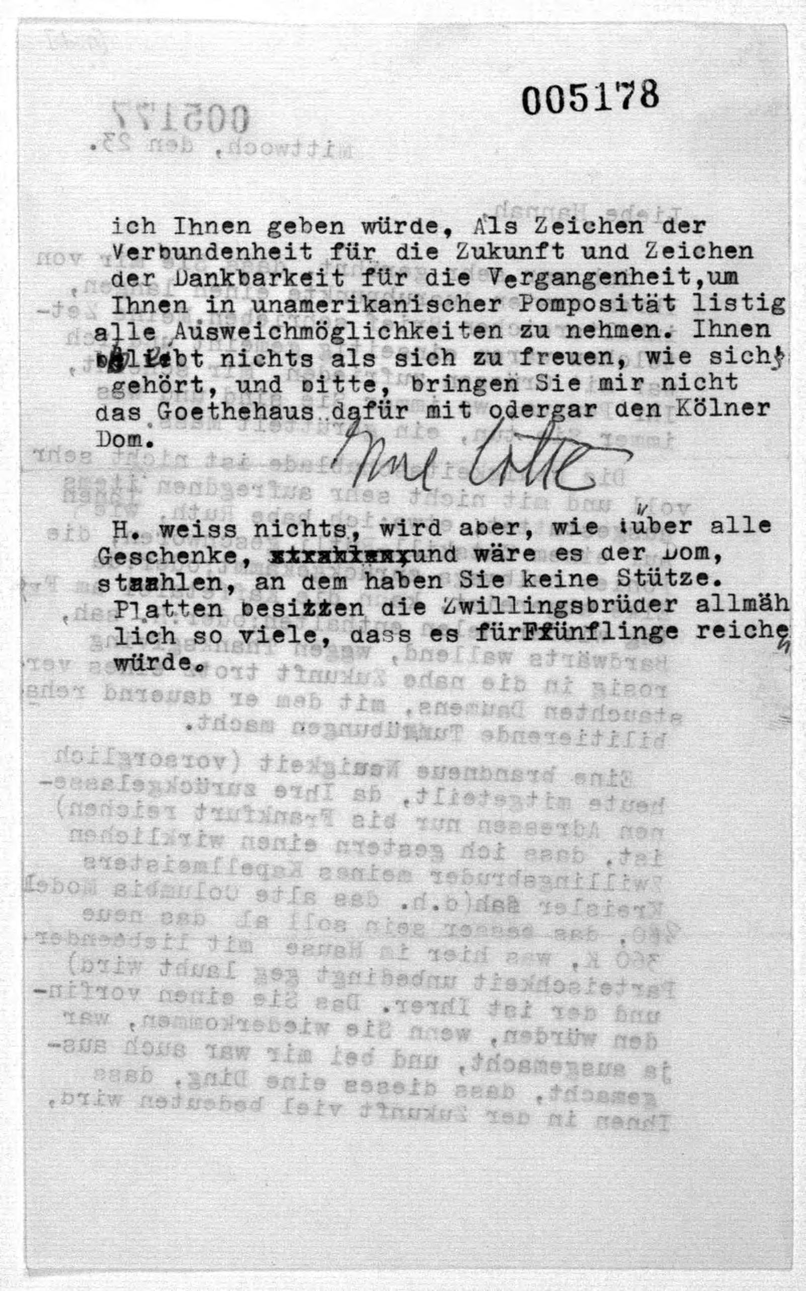Scanned image of the current content page