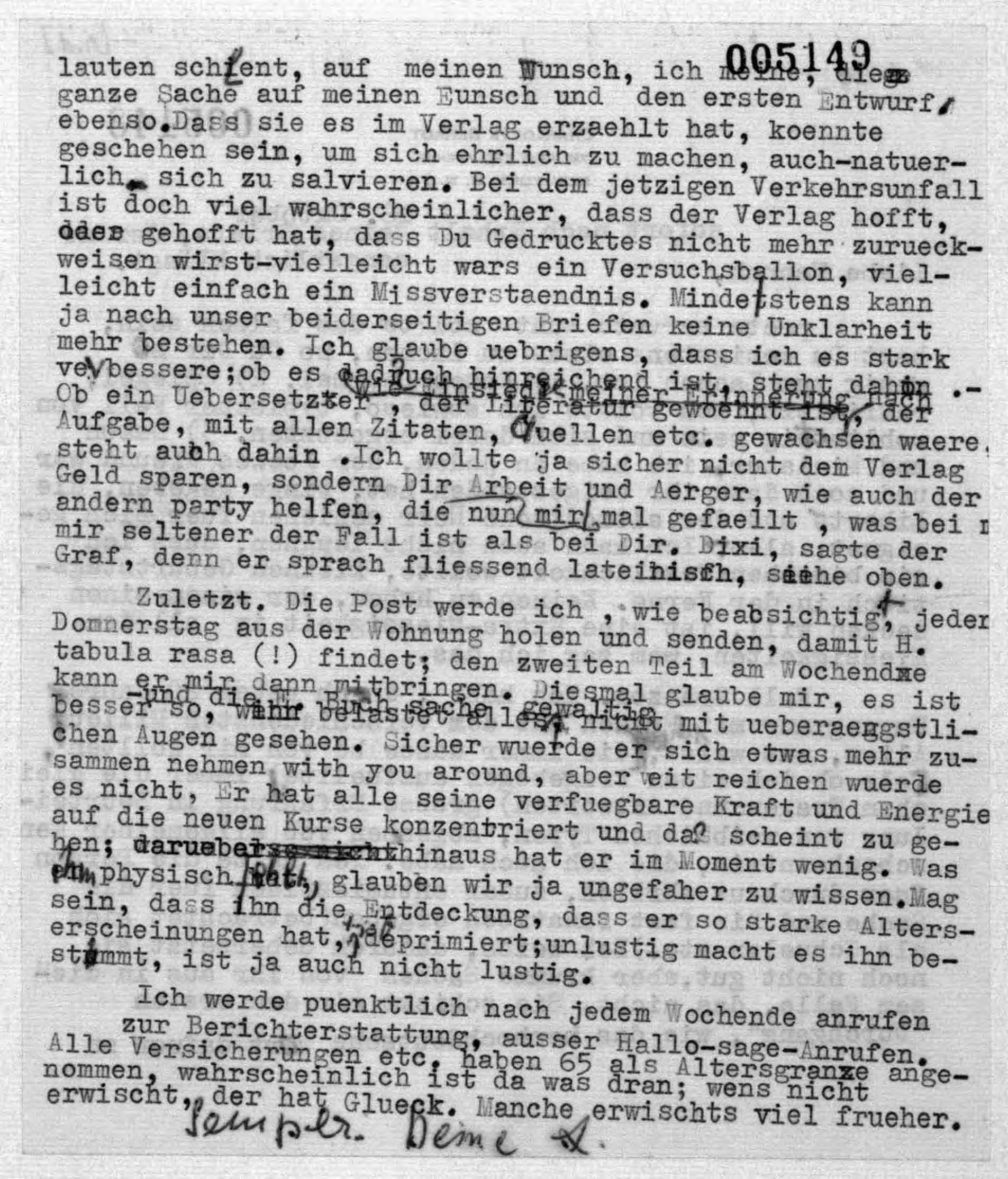 Scanned image of the current content page