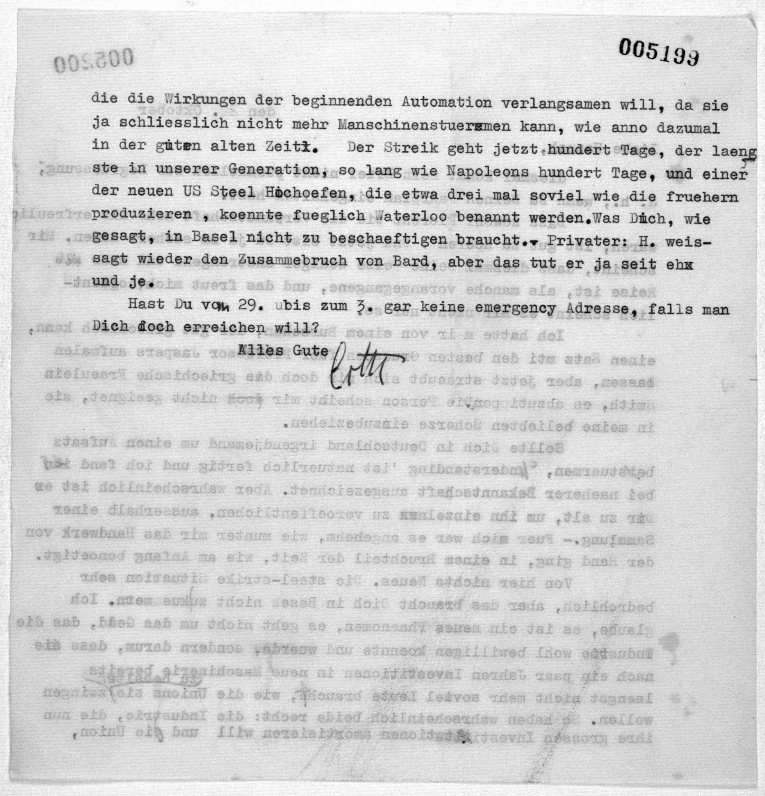 Scanned image of the current content page