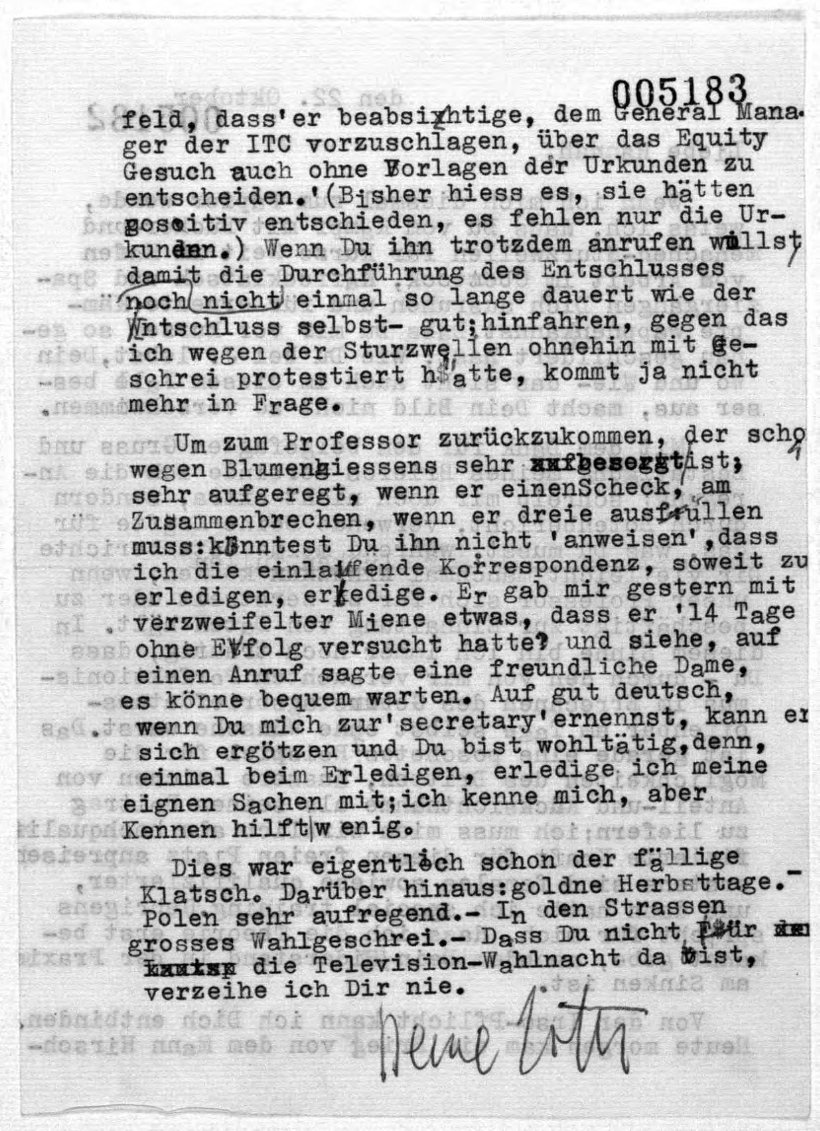 Scanned image of the current content page