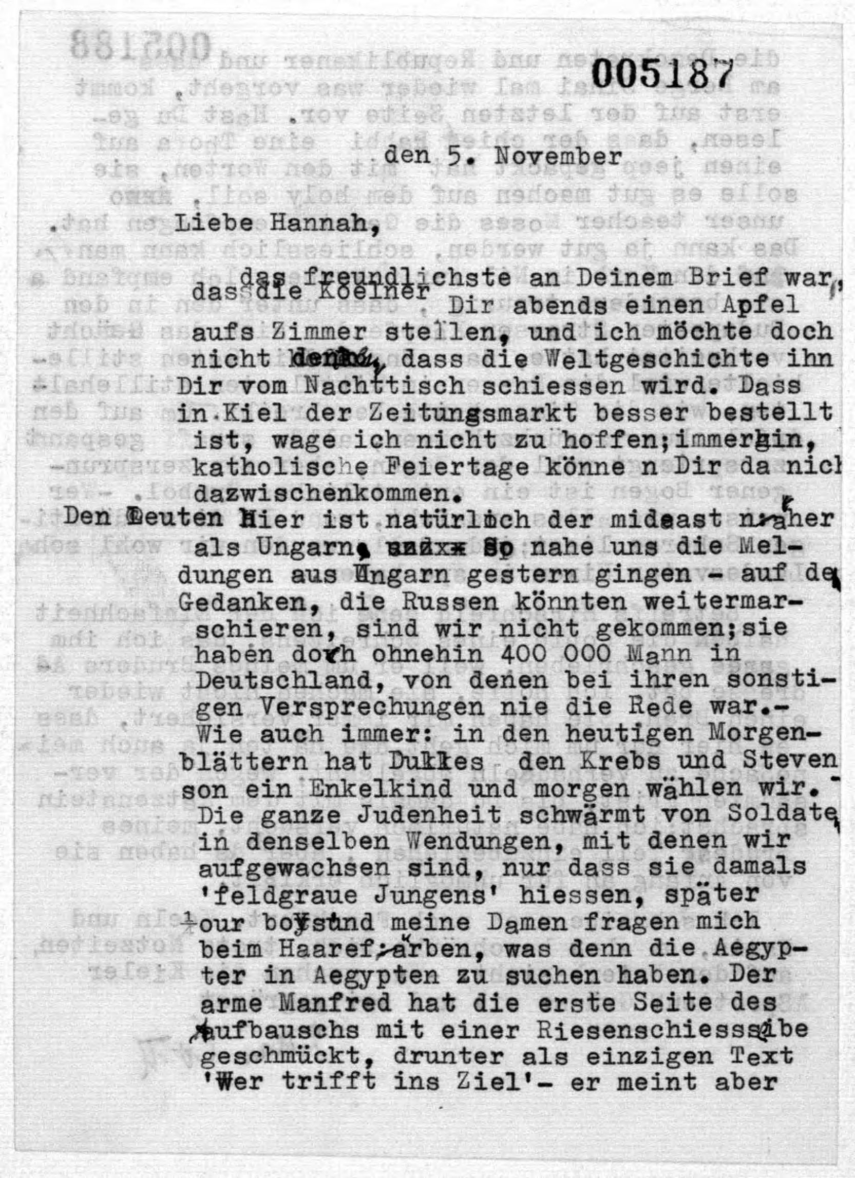 Scanned image of the current content page