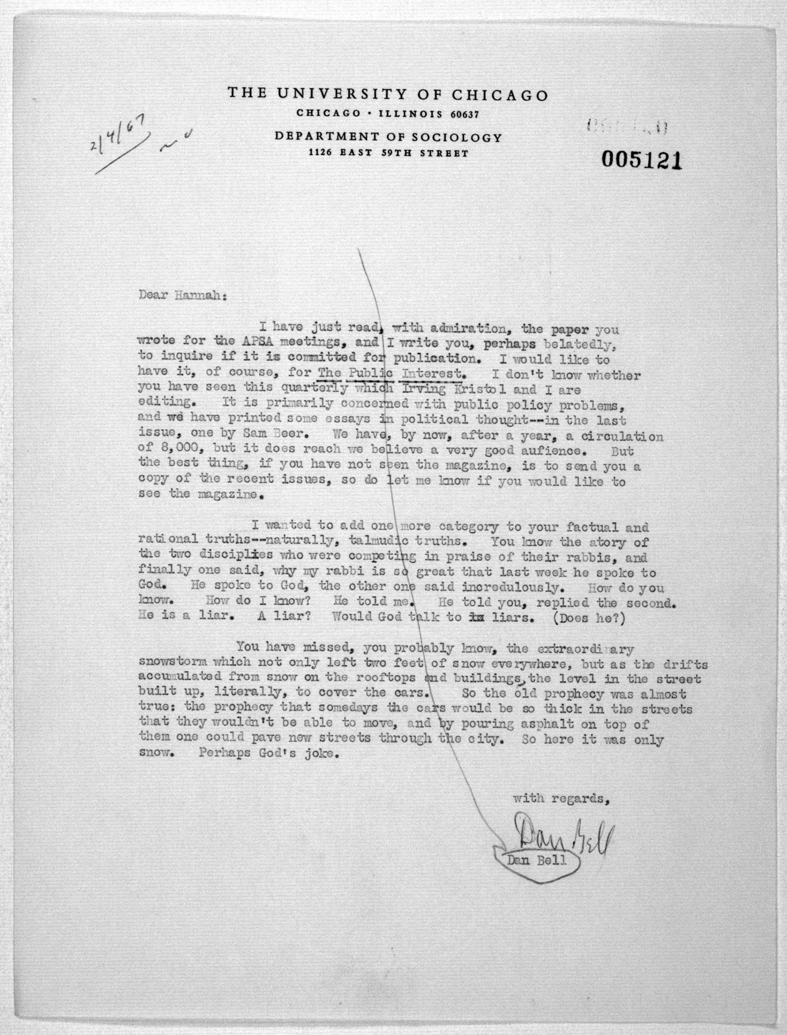 Scanned image of the current content page