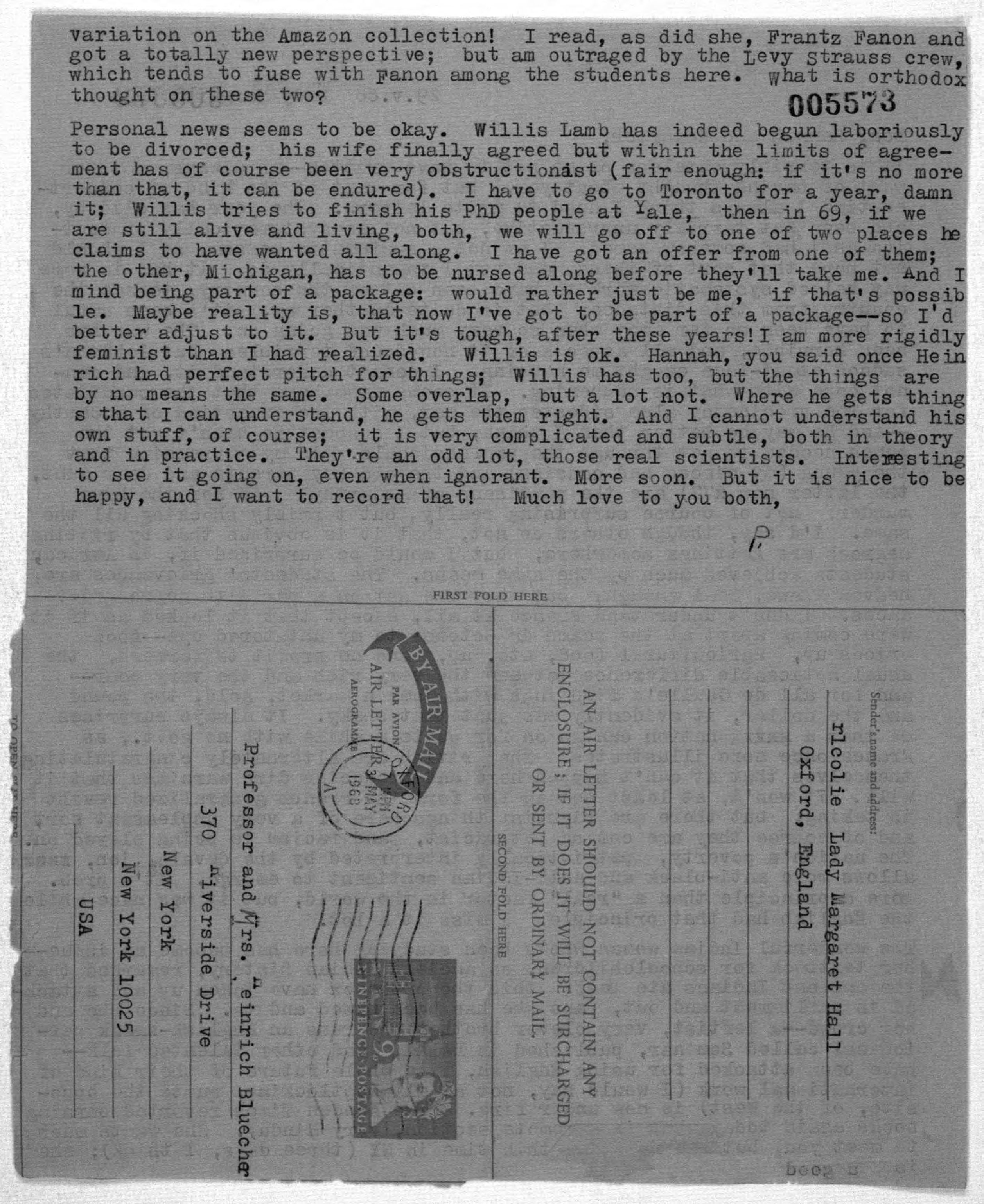 Scanned image of the current content page