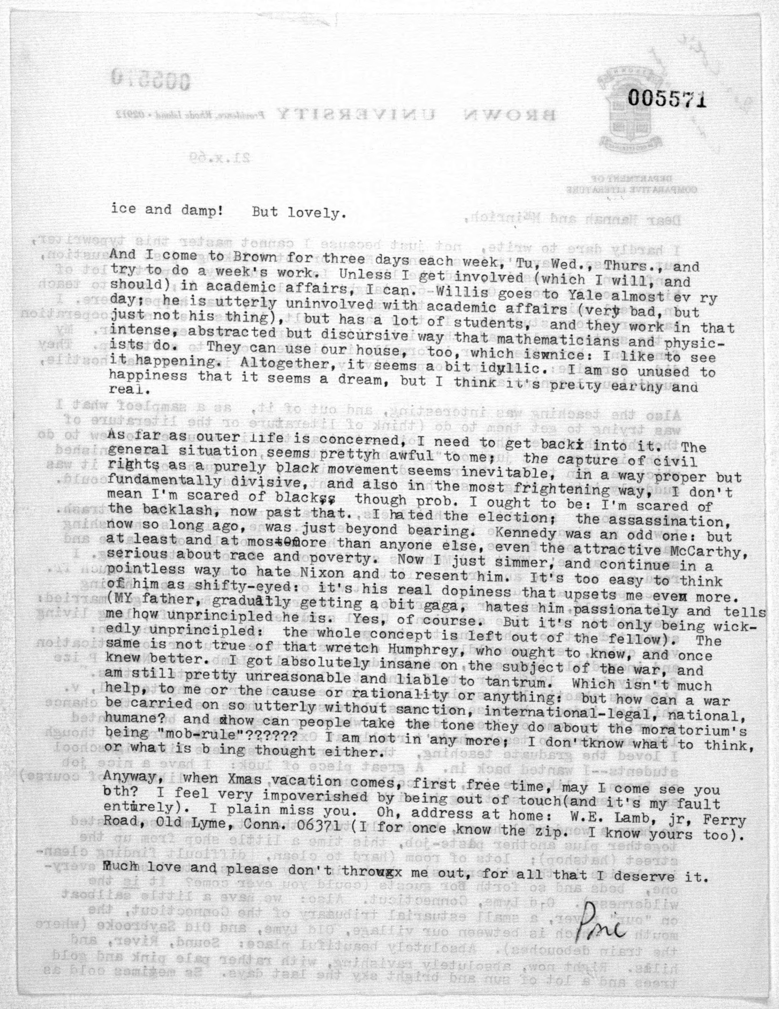 Scanned image of the current content page