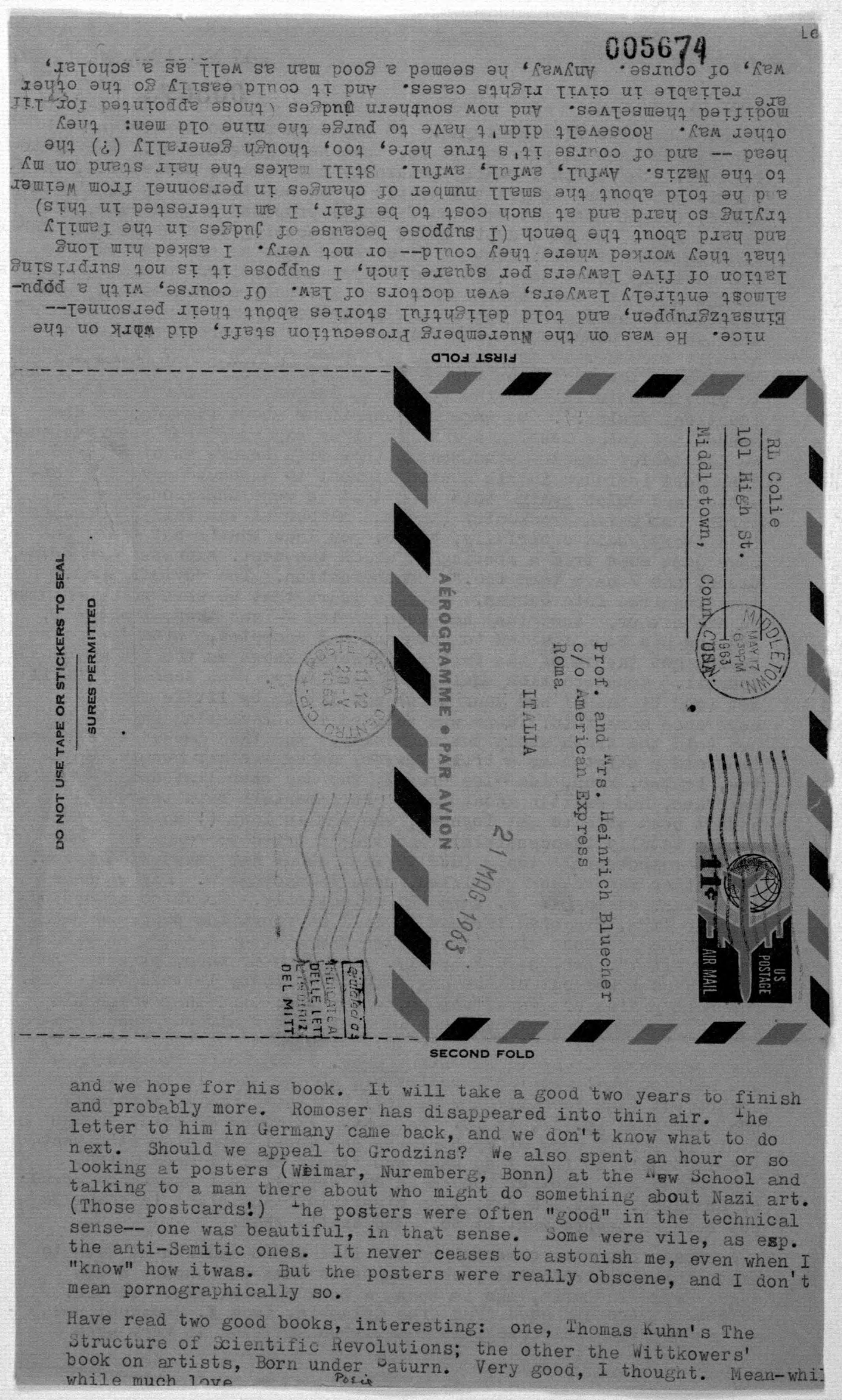 Scanned image of the current content page