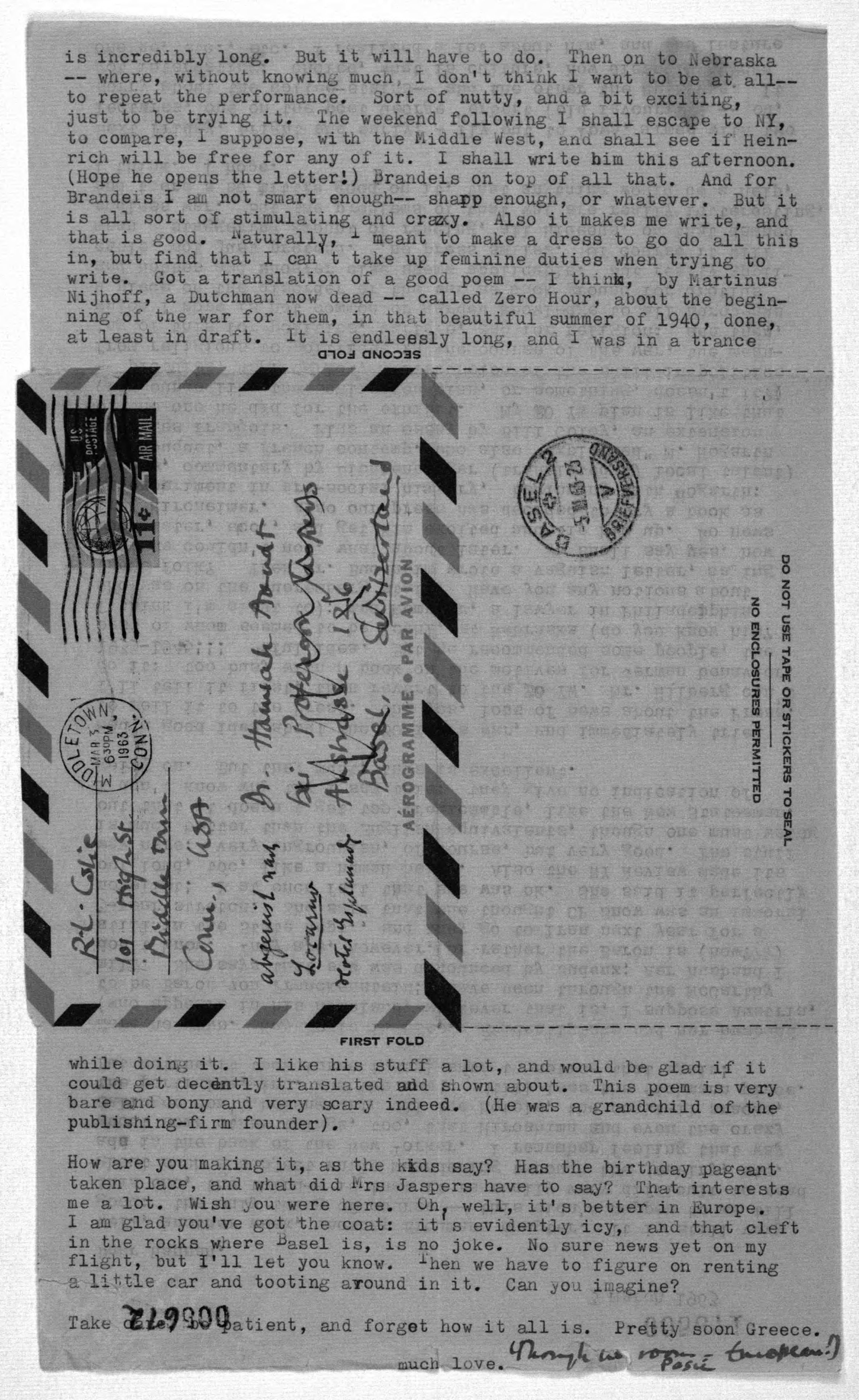 Scanned image of the current content page