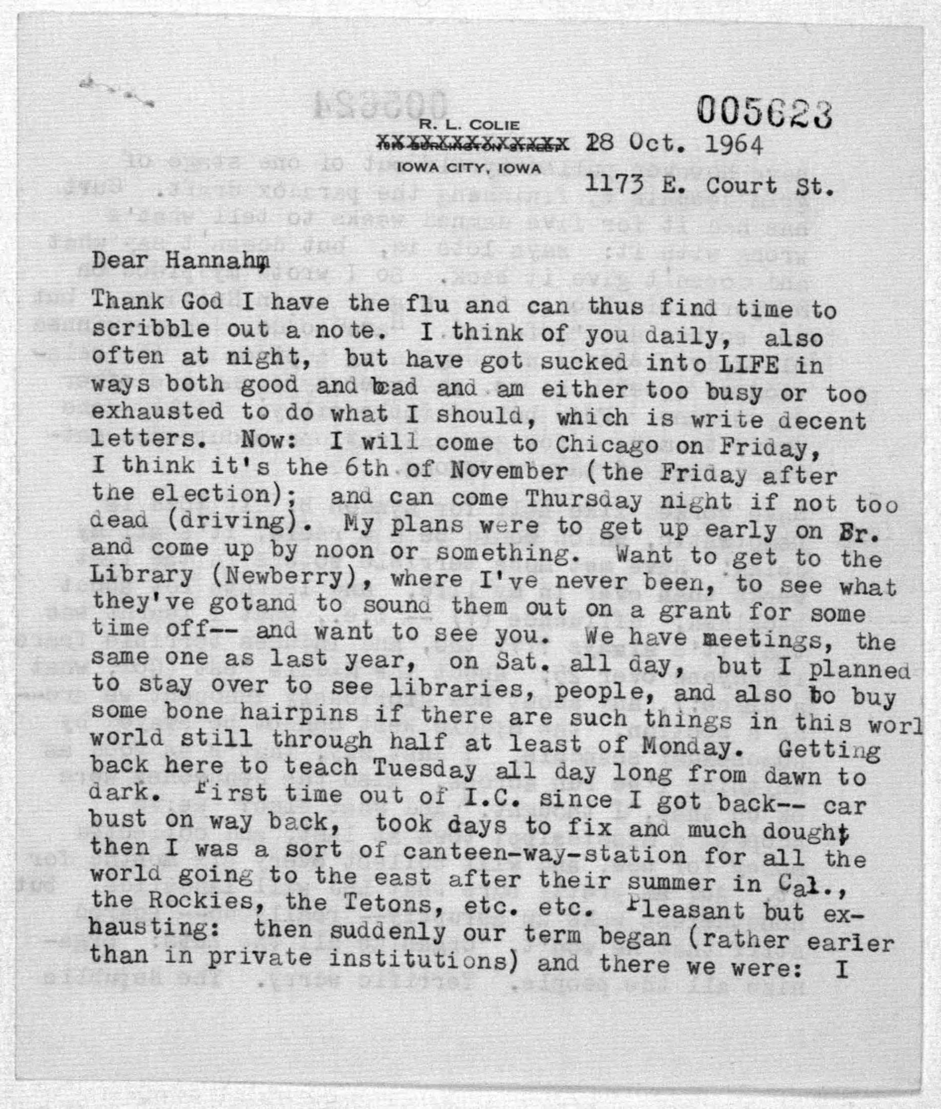 Scanned image of the current content page