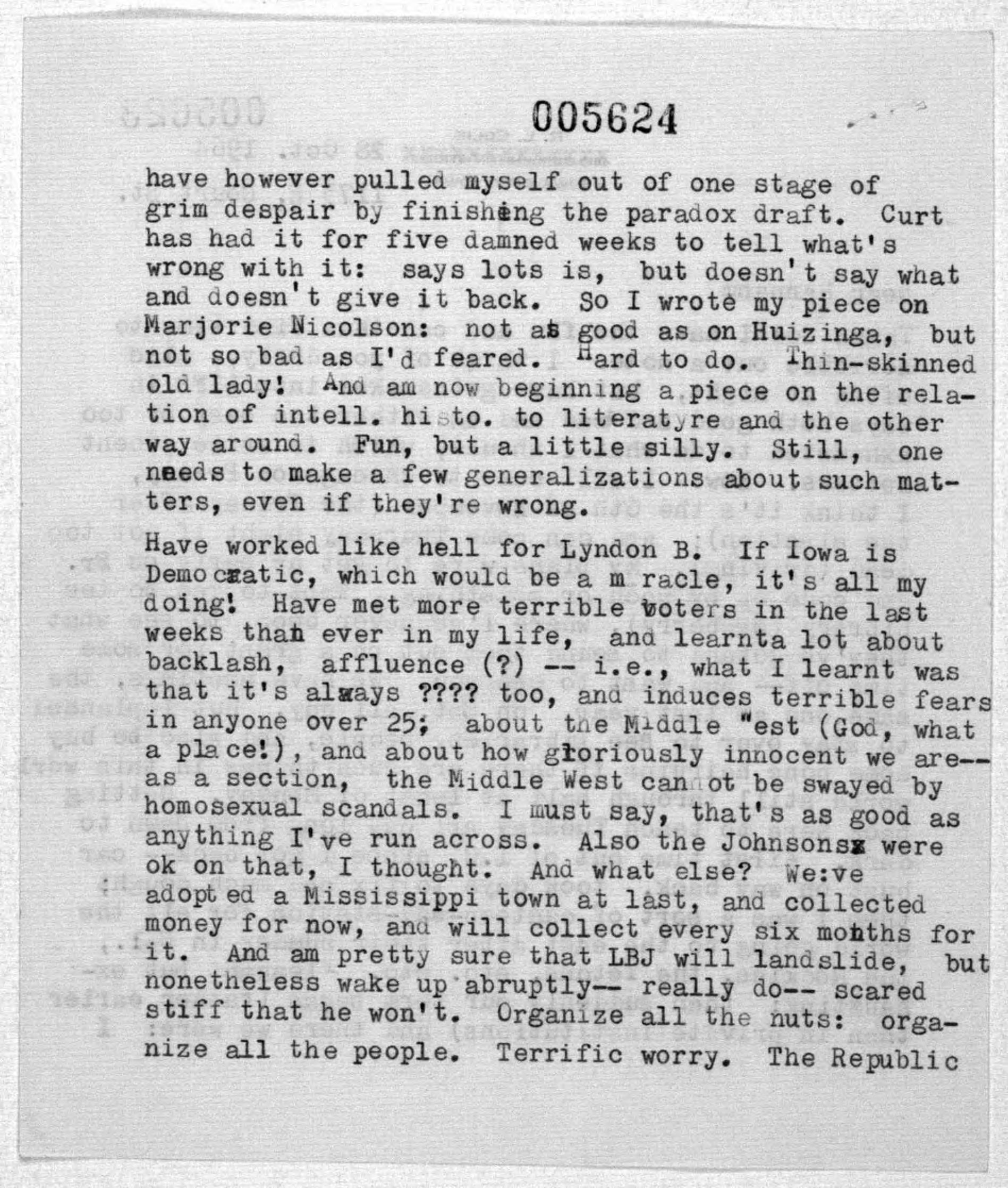 Scanned image of the current content page